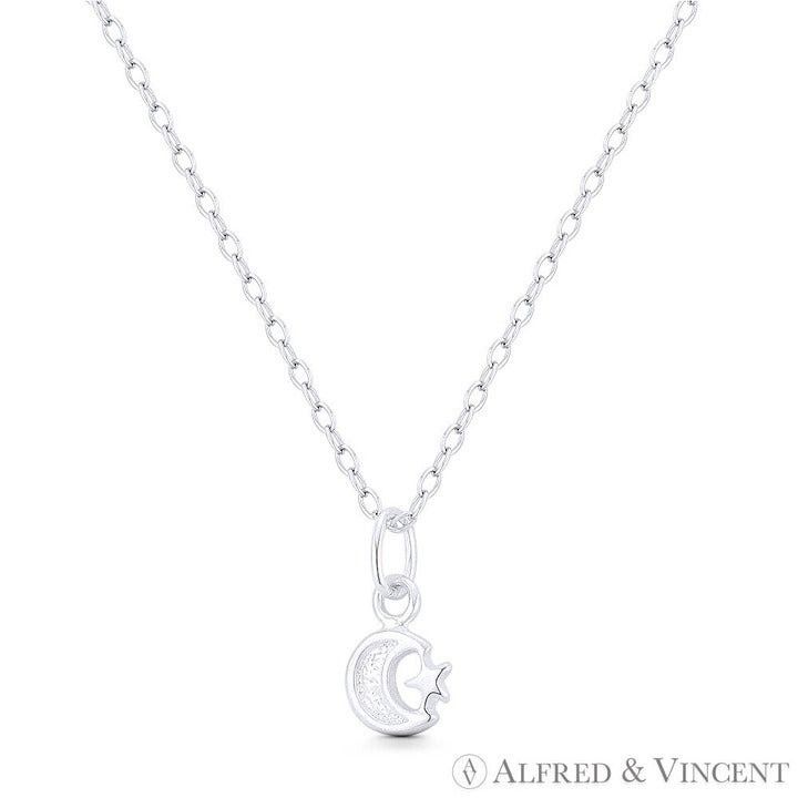 Other Crescent Moon & Star Turkish / Muslim Charm Pendant Size ONE SIZE - 1 Preview