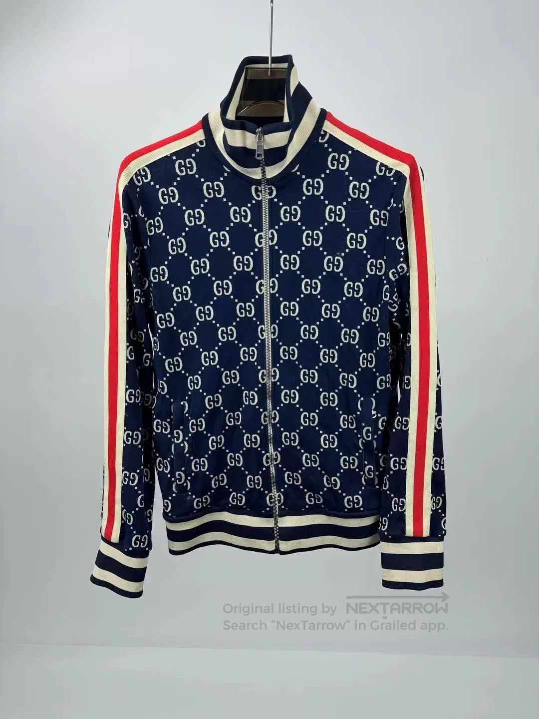 Gucci gucci red blue logo zip jacket. Size US L / EU 52-54 / 3 - 1 Thumbnail