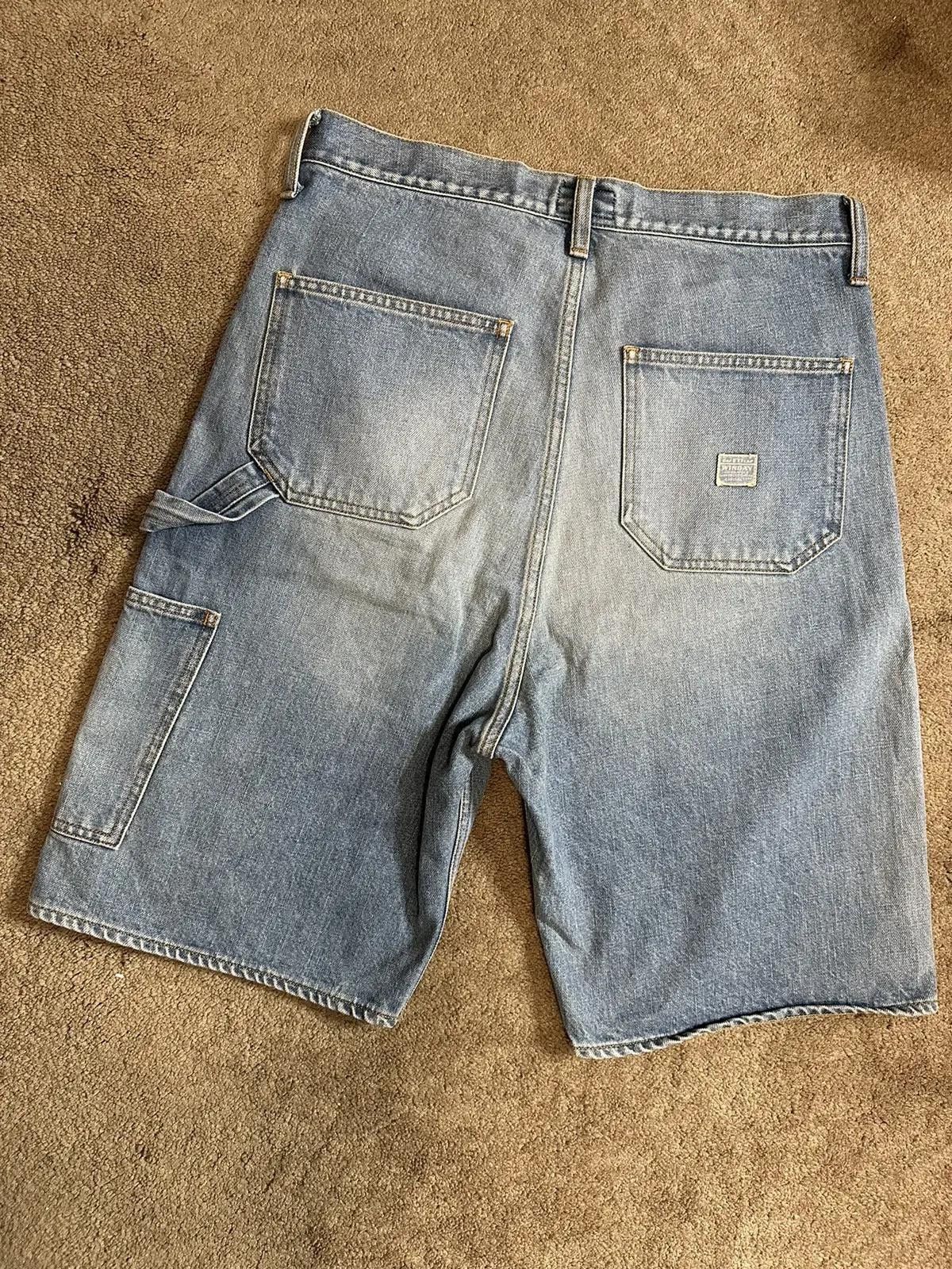Kapital × Kapital Kountry Kapital Studded 14oz Denim Shorts Size US 32 / EU 48 - 4 Thumbnail