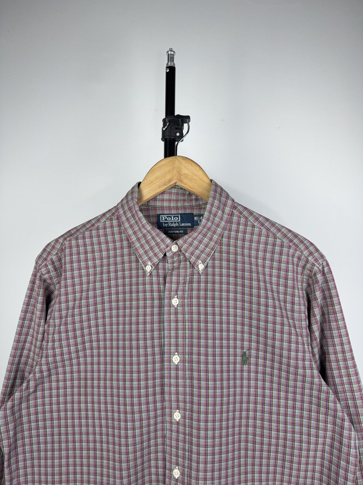 Designer × Polo Ralph Lauren Vintage 90s Polo Ralph Lauren Shirt Mens Plaid Button Down Size US L / EU 52-54 / 3 - 2 Thumbnail