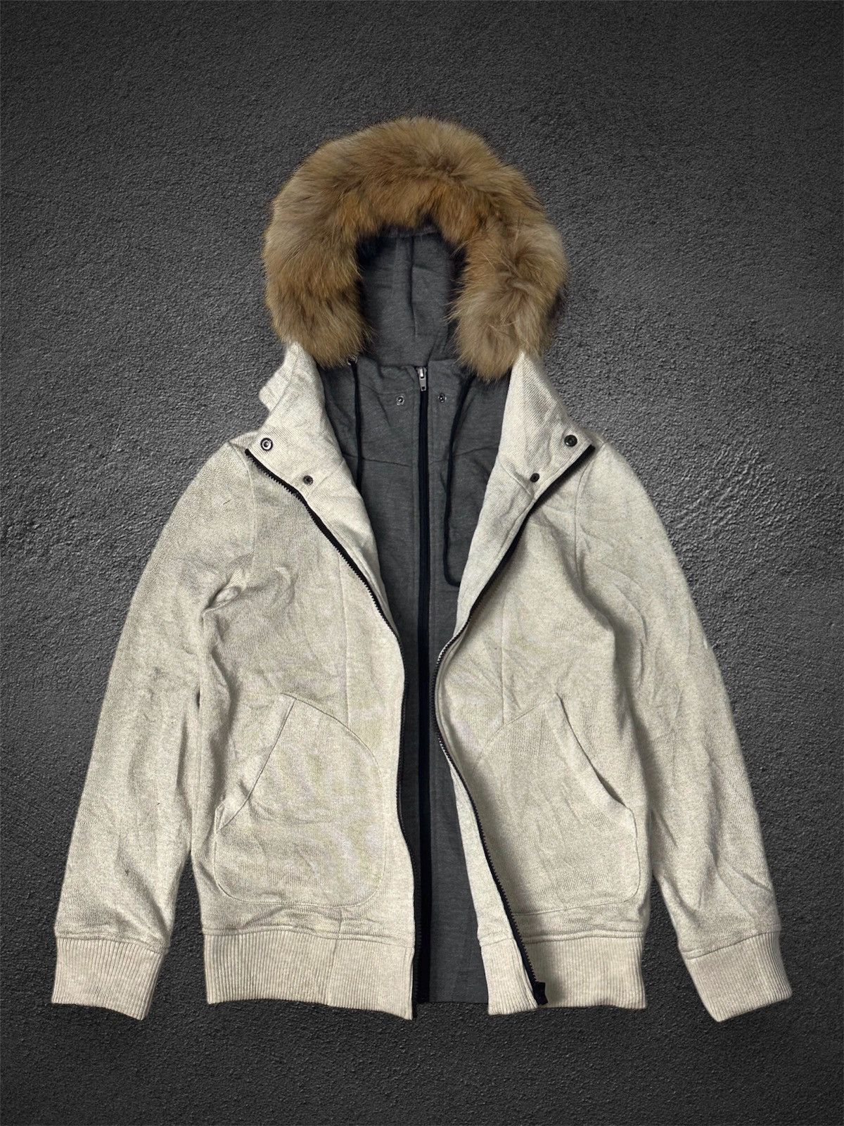 If Six Was Nine × Japanese Brand × Le Grande Bleu (L.G.B.) Double Layers Fur Hoodie Goa Bono style Size US M / EU 48-50 / 2 - 3 Thumbnail