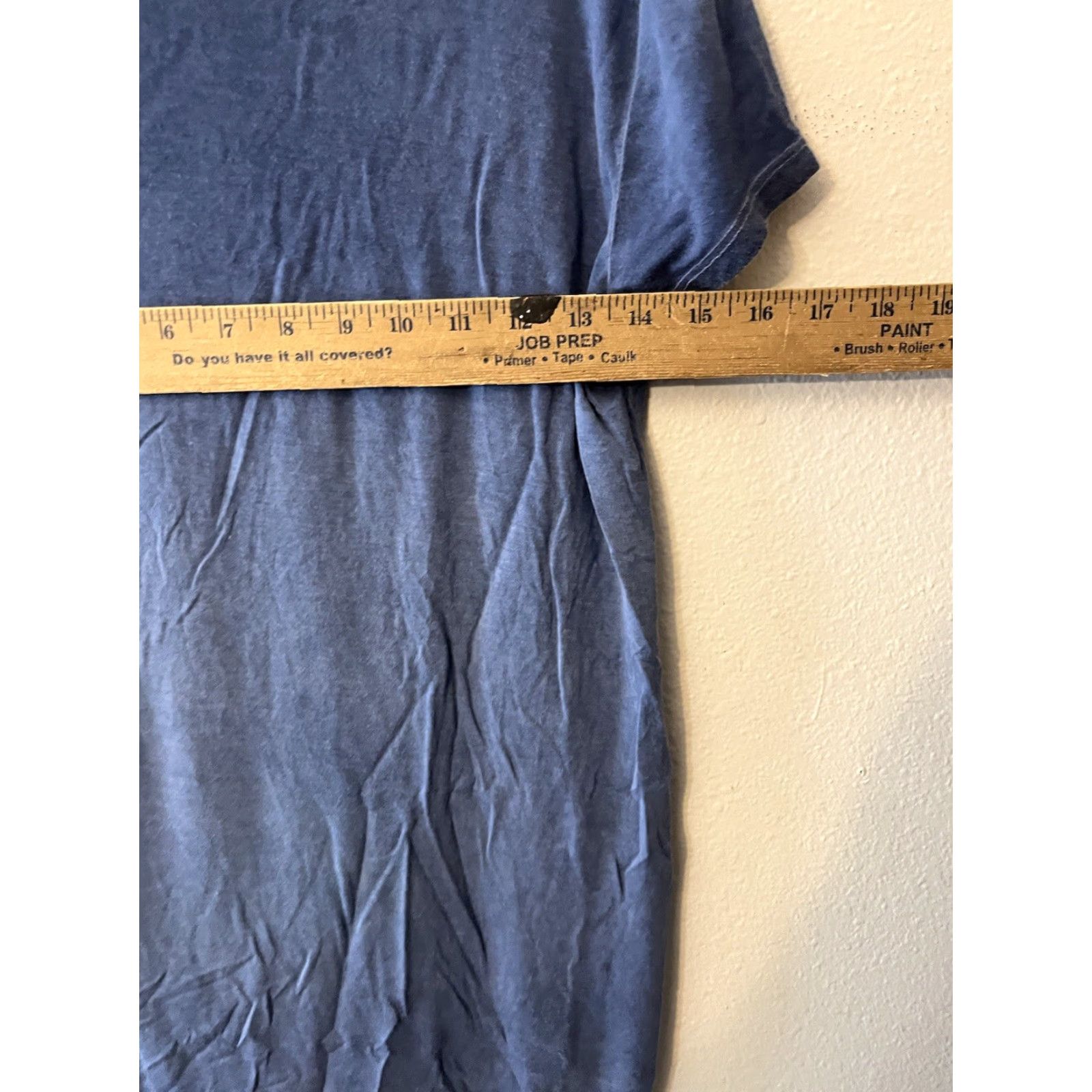 Vintage Cable & Gauge Shirt Women's Small Blue Short Sleeve V-Neck Pocket Stretch Shirt Size S / US 4 / IT 40 - 5 Thumbnail