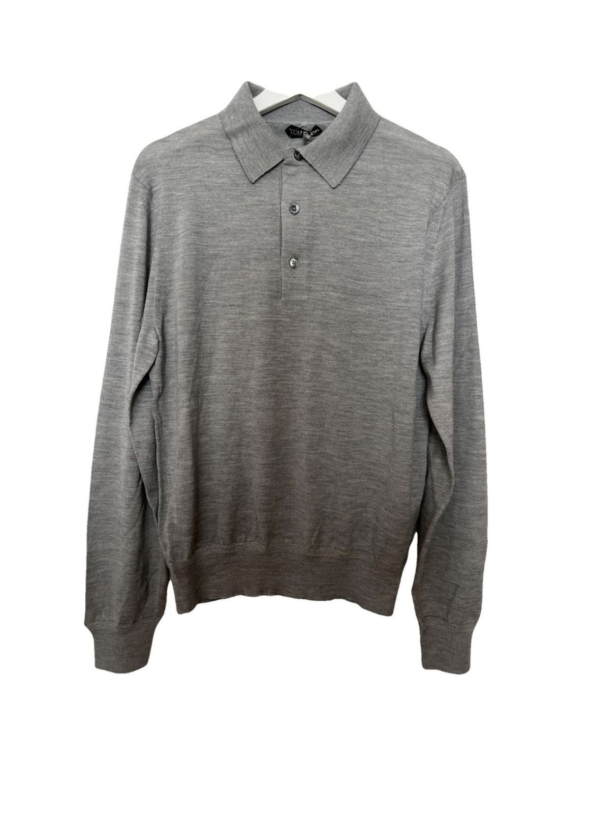 Tom Ford TOM FORD Cashmere sweatshirt 50 IT grey Size US M / EU 48-50 / 2 - 1 Thumbnail
