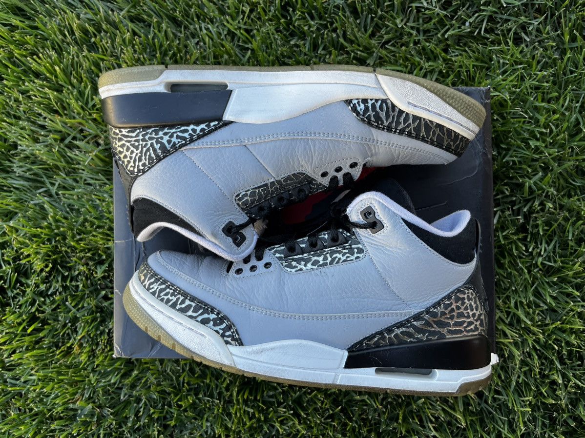 Jordan Brand Air Jordan 3 Retro Wolf Grey Size US 8.5 / EU 41-42 - 10 Thumbnail