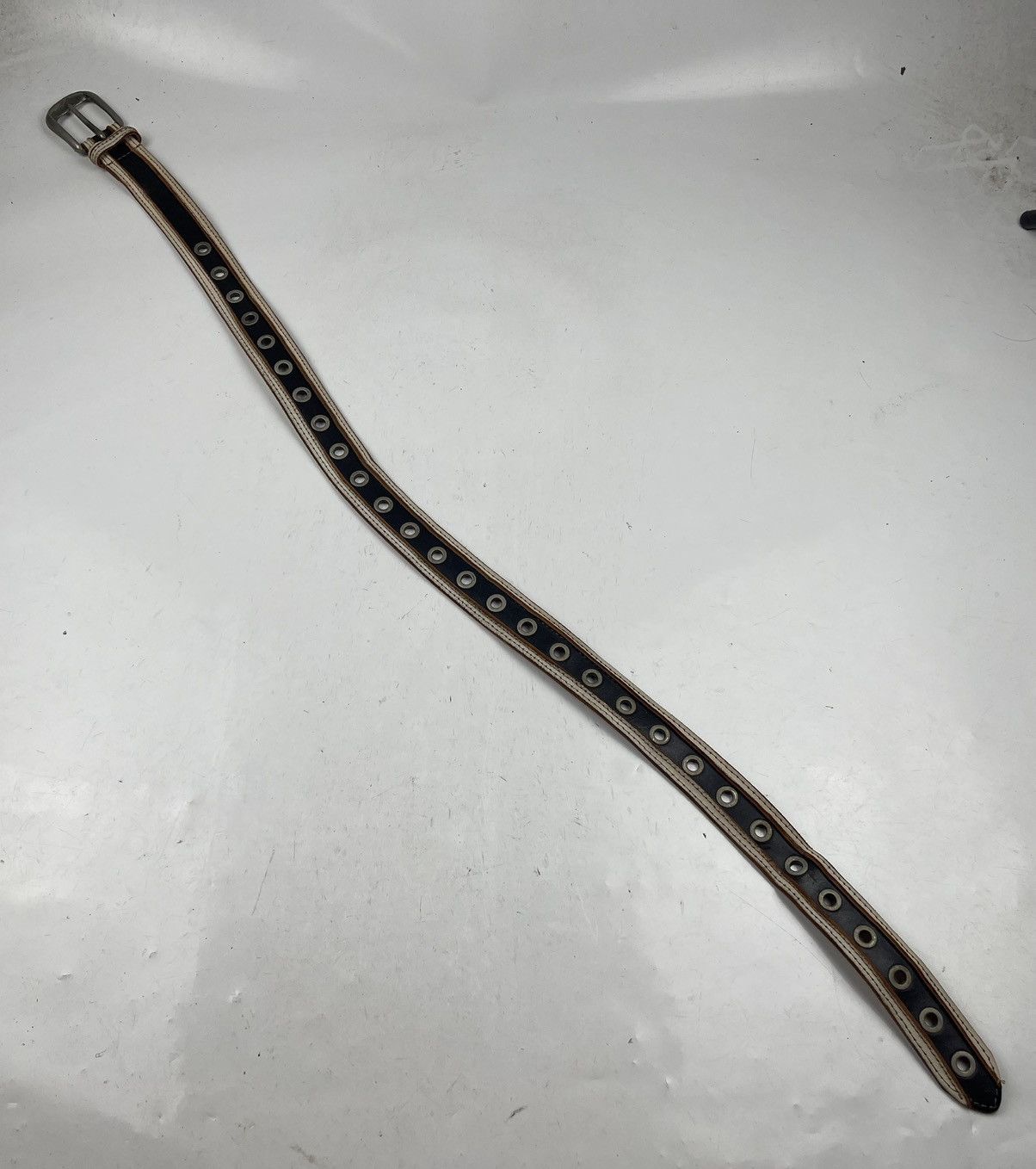 Seditionaries studded leather belt tc49 Size 38 - 2 Thumbnail
