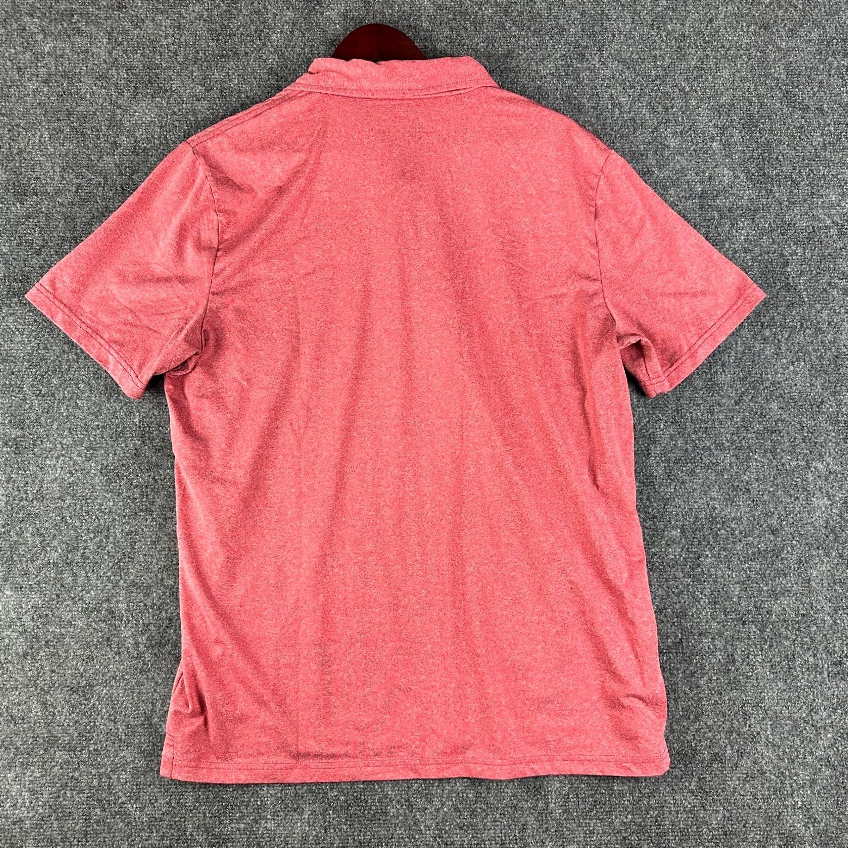 Eddie Bauer Eddie Bauer Travex Polo Shirt Mens Medium Red Cotton Short Sleeve Split Hem Logo Size US M / EU 48-50 / 2 - 6 Thumbnail