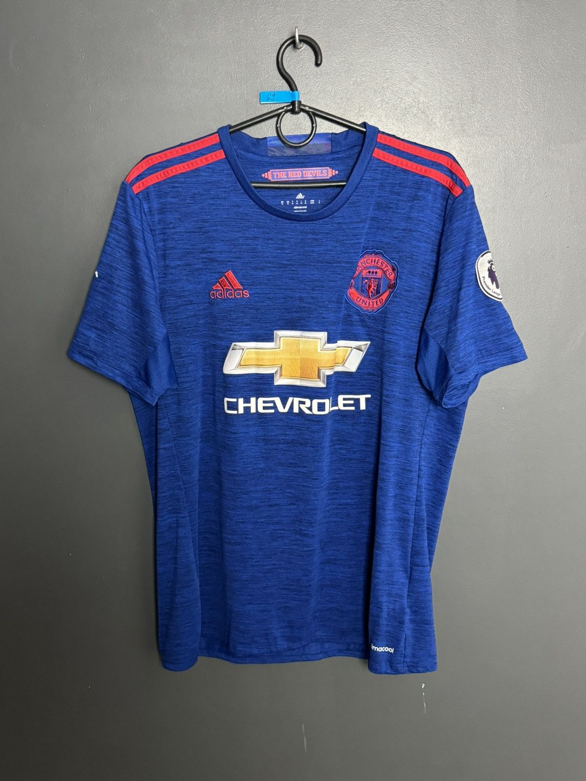 Adidas Manchester United 16/17 Away Martial Football Jersey Size US M / EU 48-50 / 2 - 2 Thumbnail