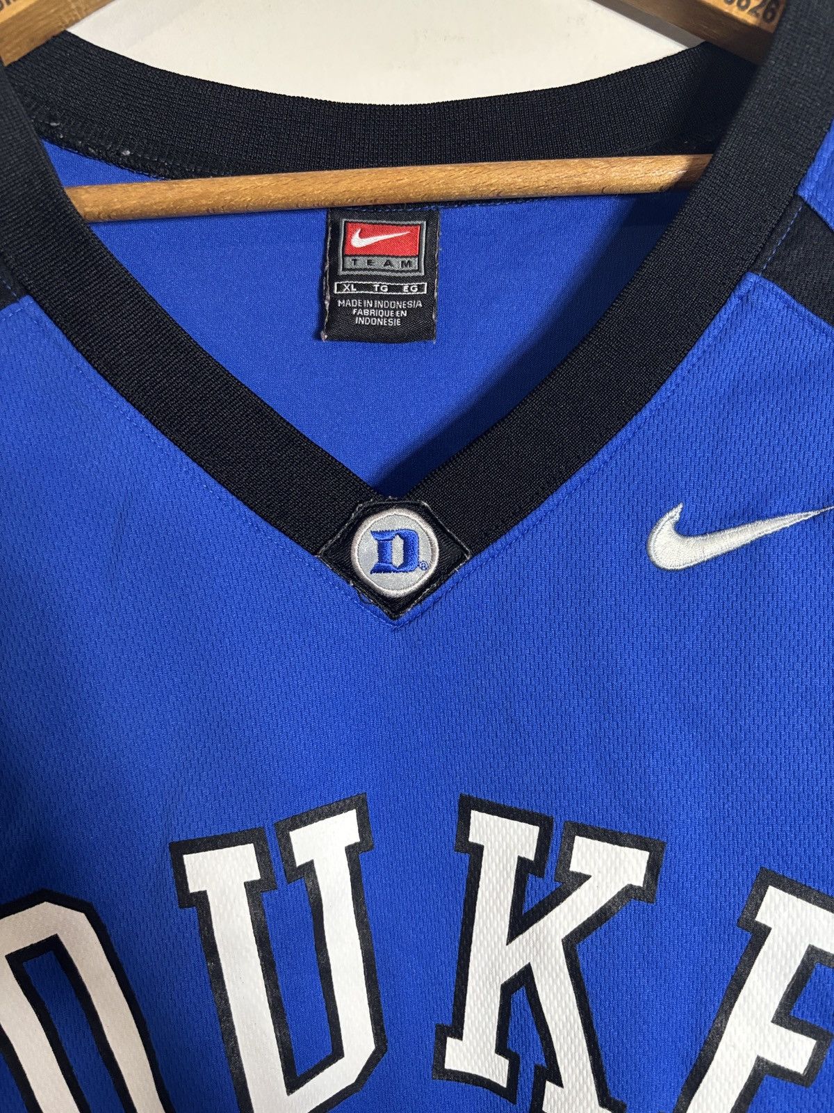 Nike Vintage Nike Team Elite Duke Blue Devils Basketball Jersey 3 Size US XL / EU 56 / 4 - 2 Thumbnail