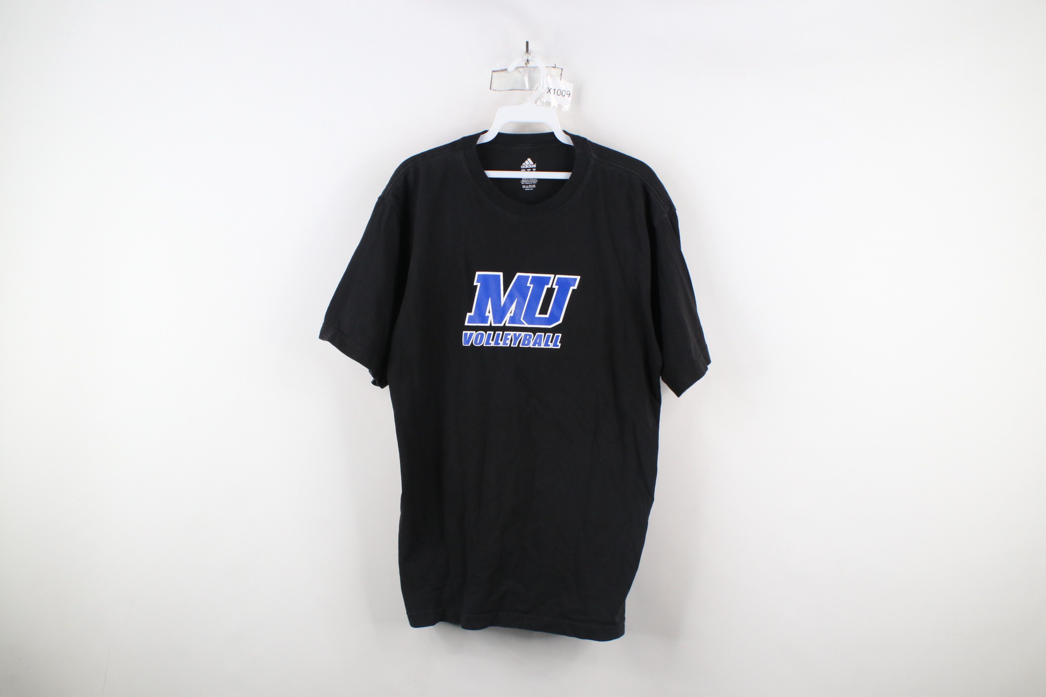 Adidas × Vintage Vintage Adidas Madonna University Volleyball T-Shirt Black Size US L / EU 52-54 / 3 - 1 Thumbnail