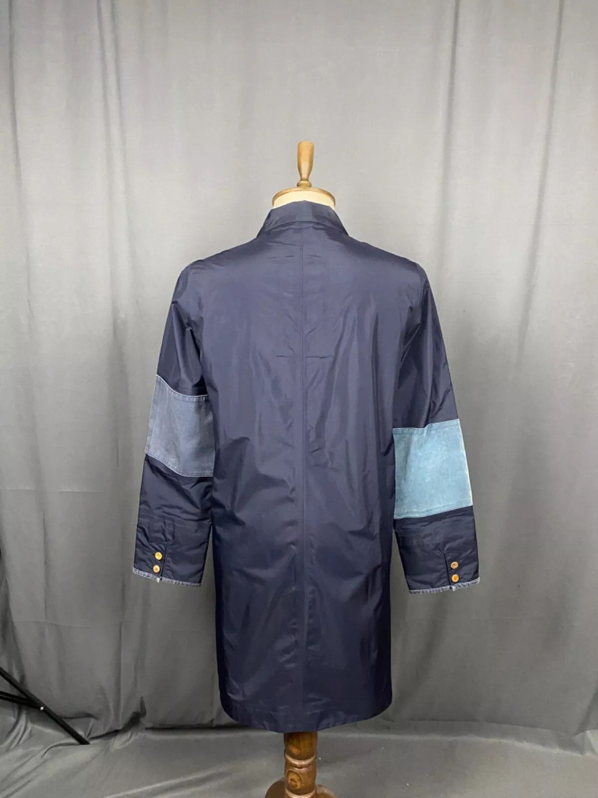 Visvim Viswim Men's Blue Gore-Tex Long Rain Coat Size 4 Size US XL / EU 56 / 4 - 6 Thumbnail