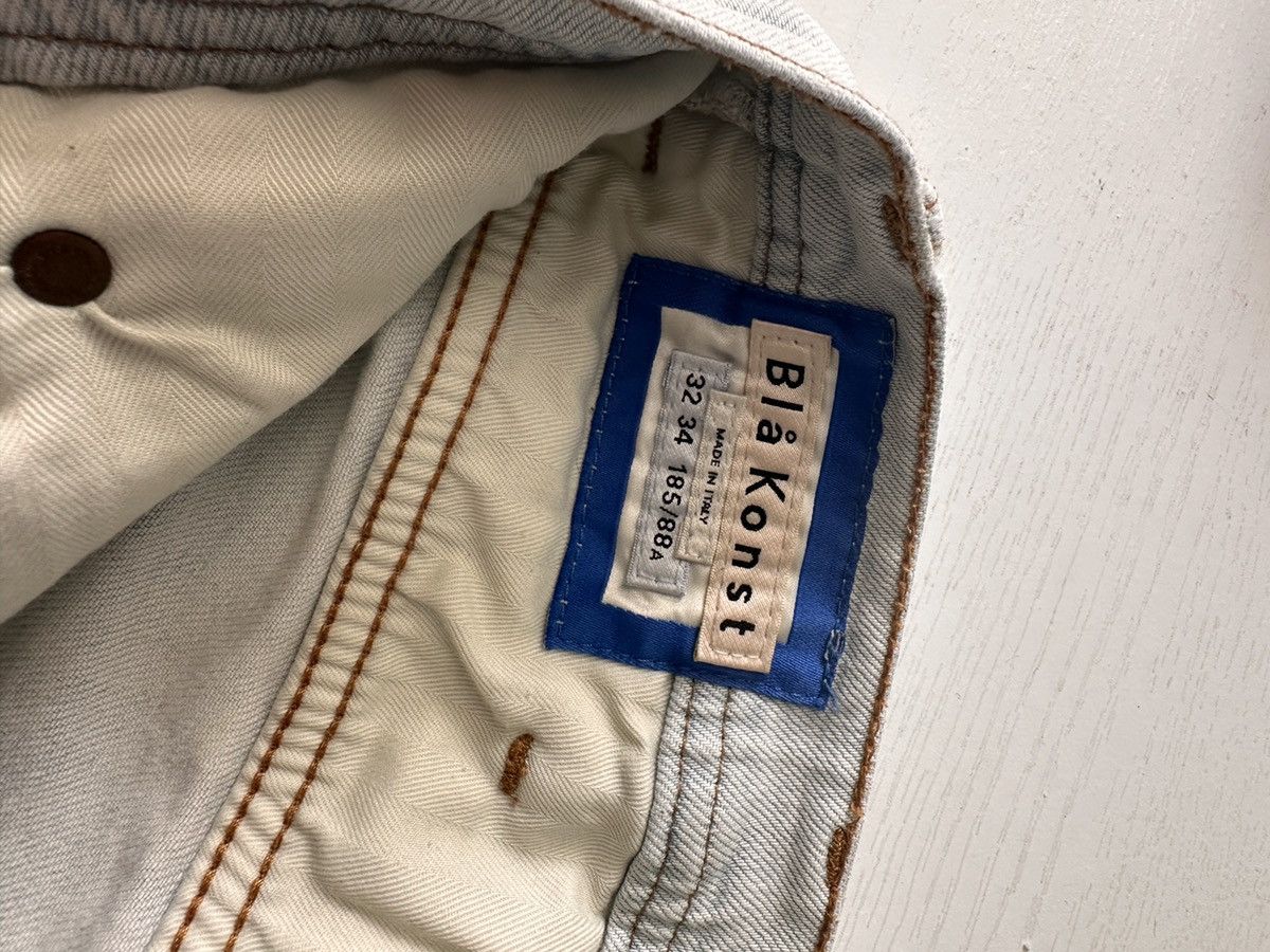 Acne Studios Acne Studios River LT Blue Blå Konst Jeans Size US 32 / EU 48 - 7 Thumbnail