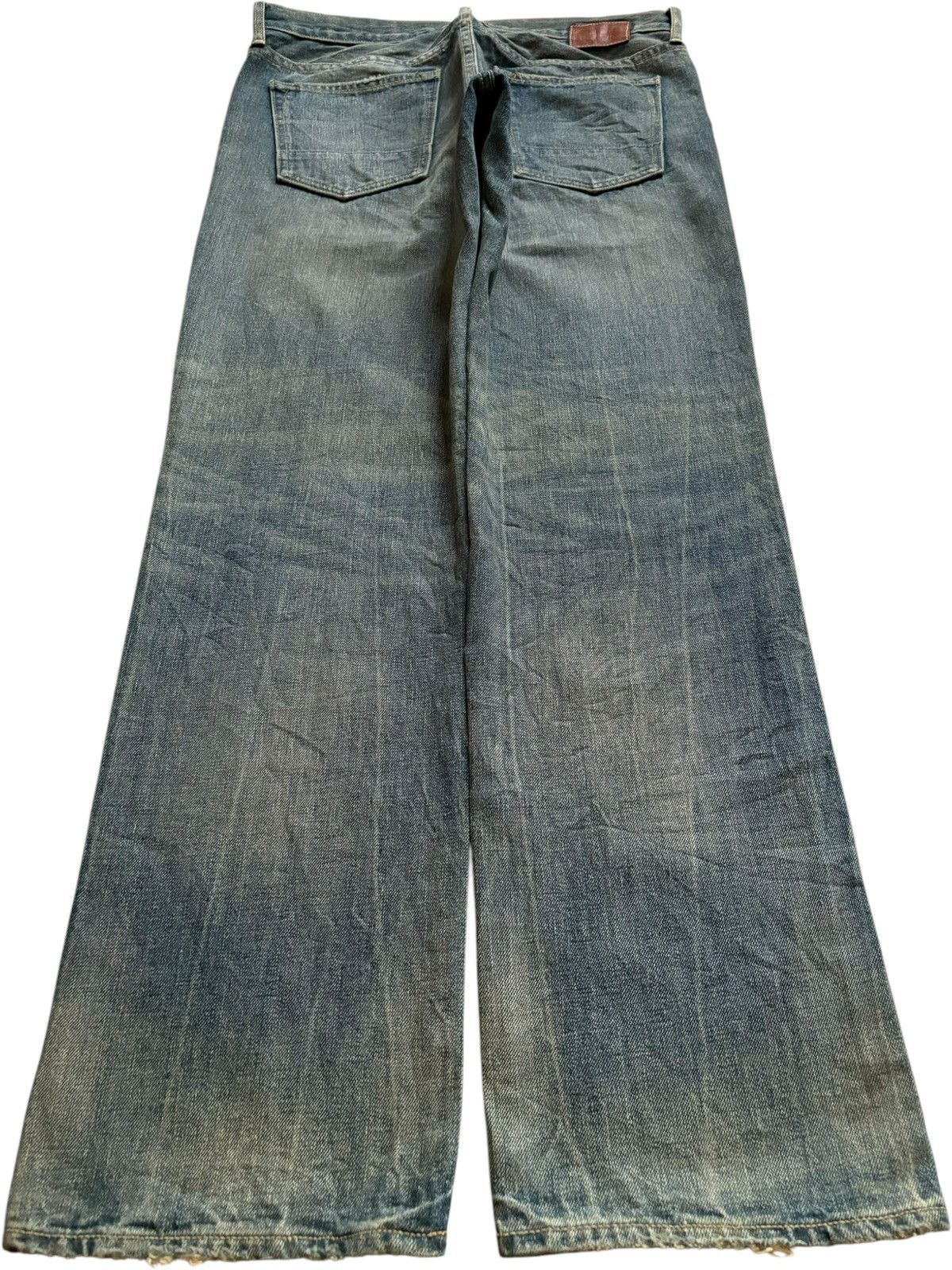 Gap Vintage Gap Rusty Mud Wash Distressed Loose Jeans Size US 33 - 2 Thumbnail