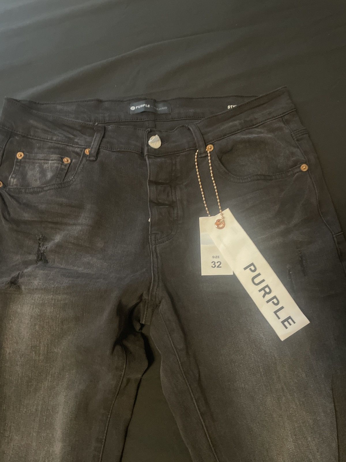 Brand new purple jeans