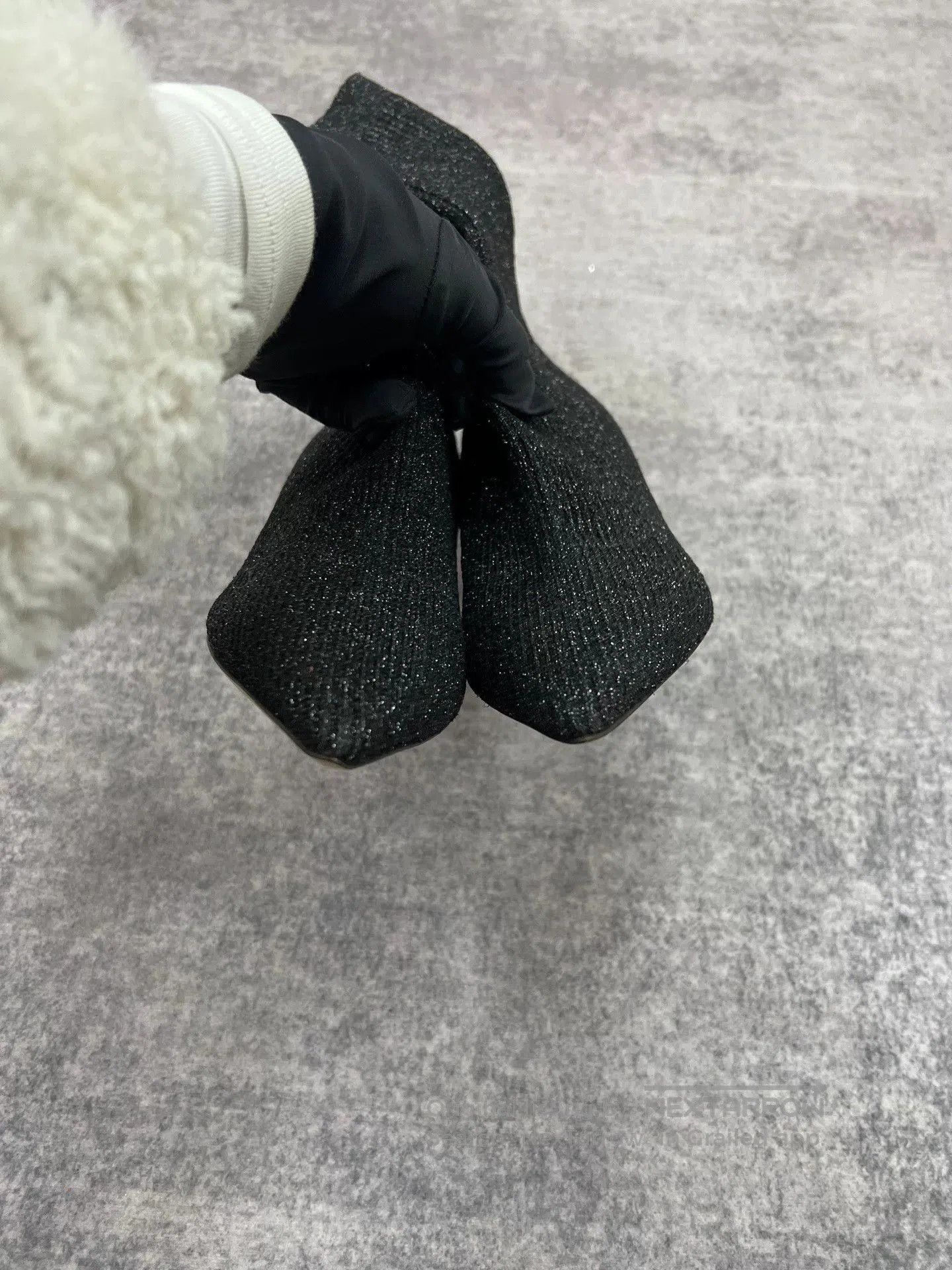 Miu Miu Miumiu Glitter Sock Boots. Size US 4.5 / IT 34.5 - 4 Thumbnail