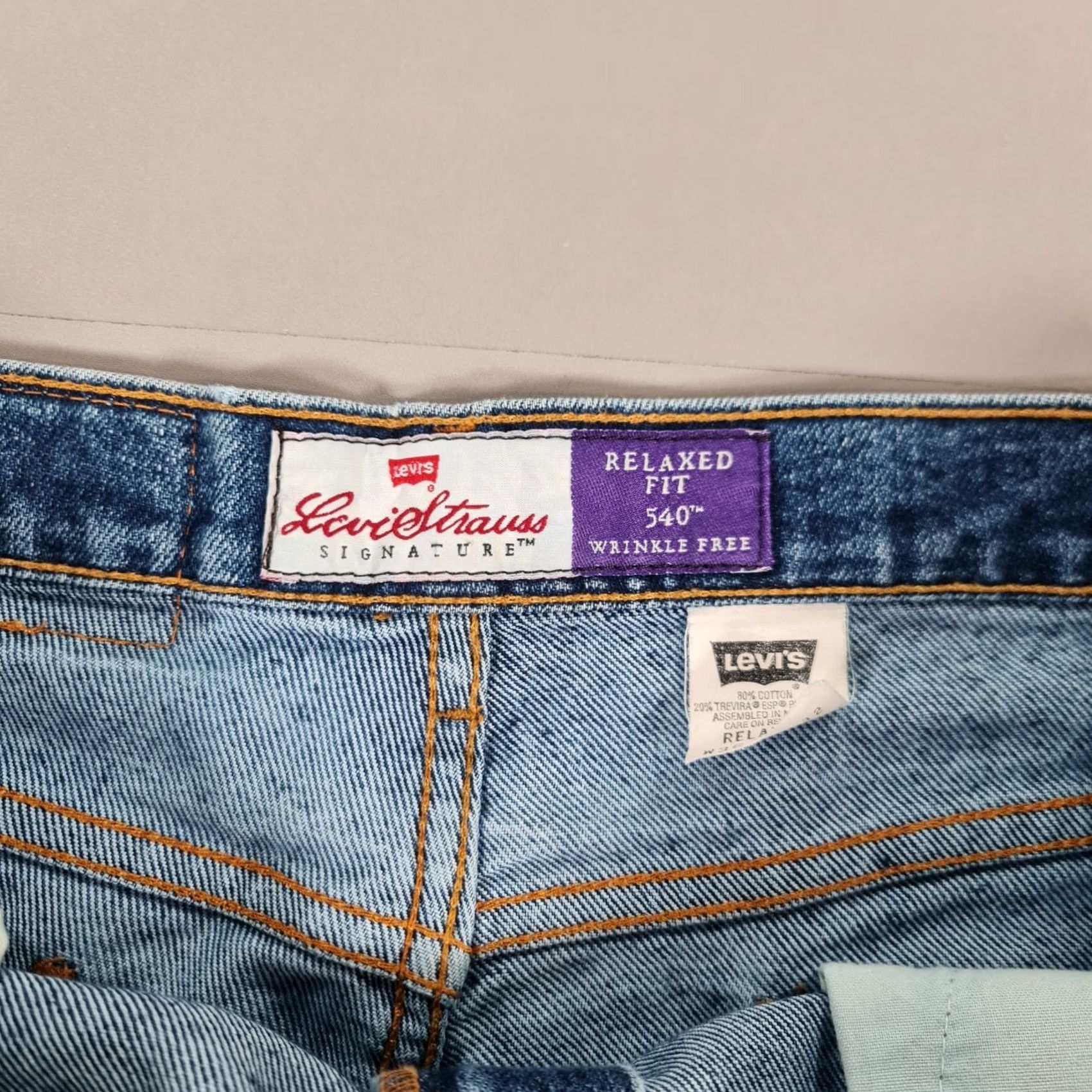 Levi's VINTAGE Levi's 540 Jeans Blue Relaxed Fit 36x30 Mens Denim 90s Straight Vintage Size US 36 / EU 52 - 5 Thumbnail