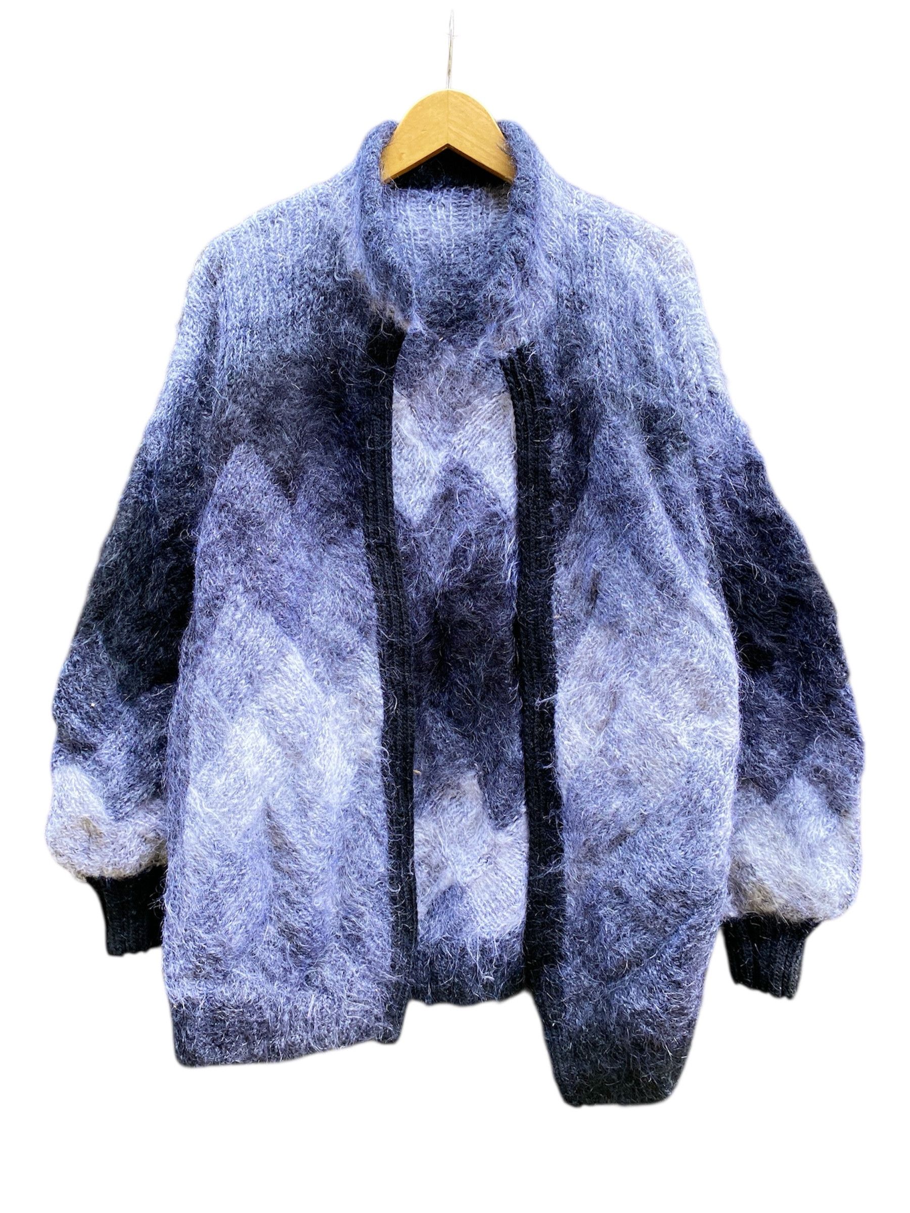 Issey Miyake Vintage Mohair Cardigan Needless Marni Style Size US L / EU 52-54 / 3 - 1 Thumbnail
