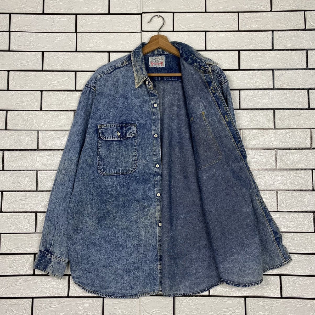Toyo Enterprises 📌Vintage Hickory Chore Jacket Denim Flightless Bird Size US M / EU 48-50 / 2 - 12 Thumbnail