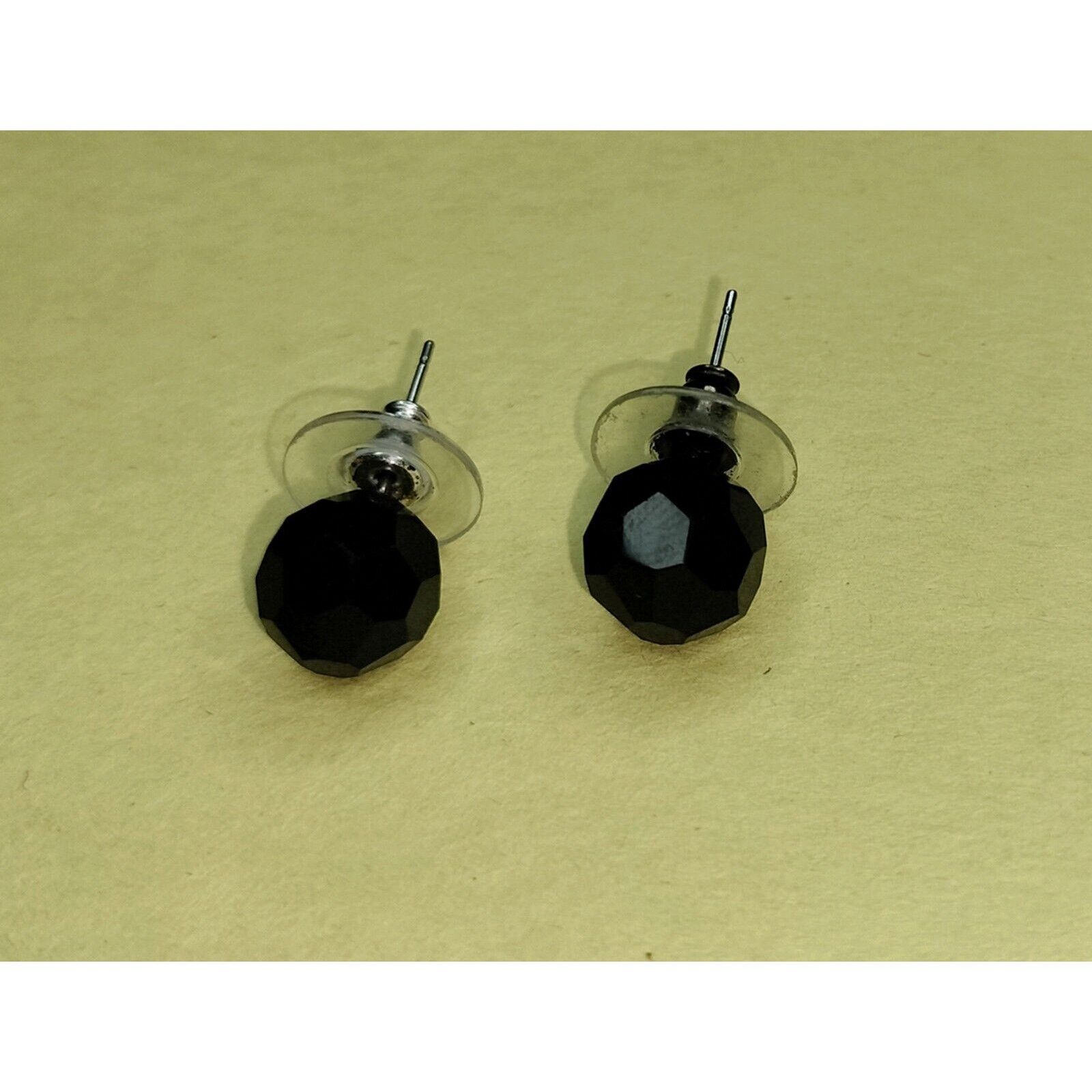 Other Black Glass Ball Earrings Jewelry Sphere Stud Whimsygoth Size ONE SIZE - 10 Thumbnail