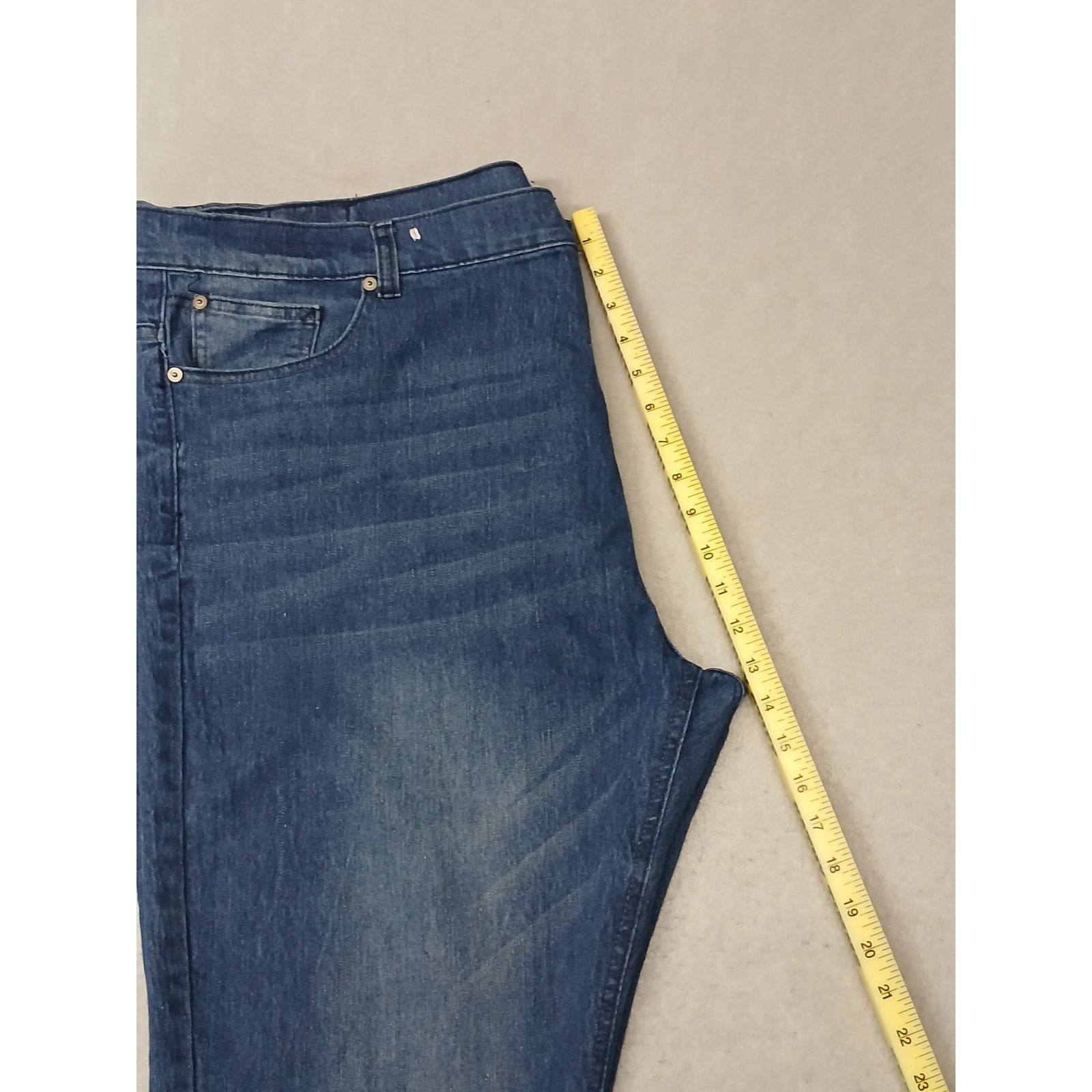 Colours Colours (46x30) Men's Stretch Straight Blue Denim Jeans Size US 30 / EU 46 - 3 Thumbnail