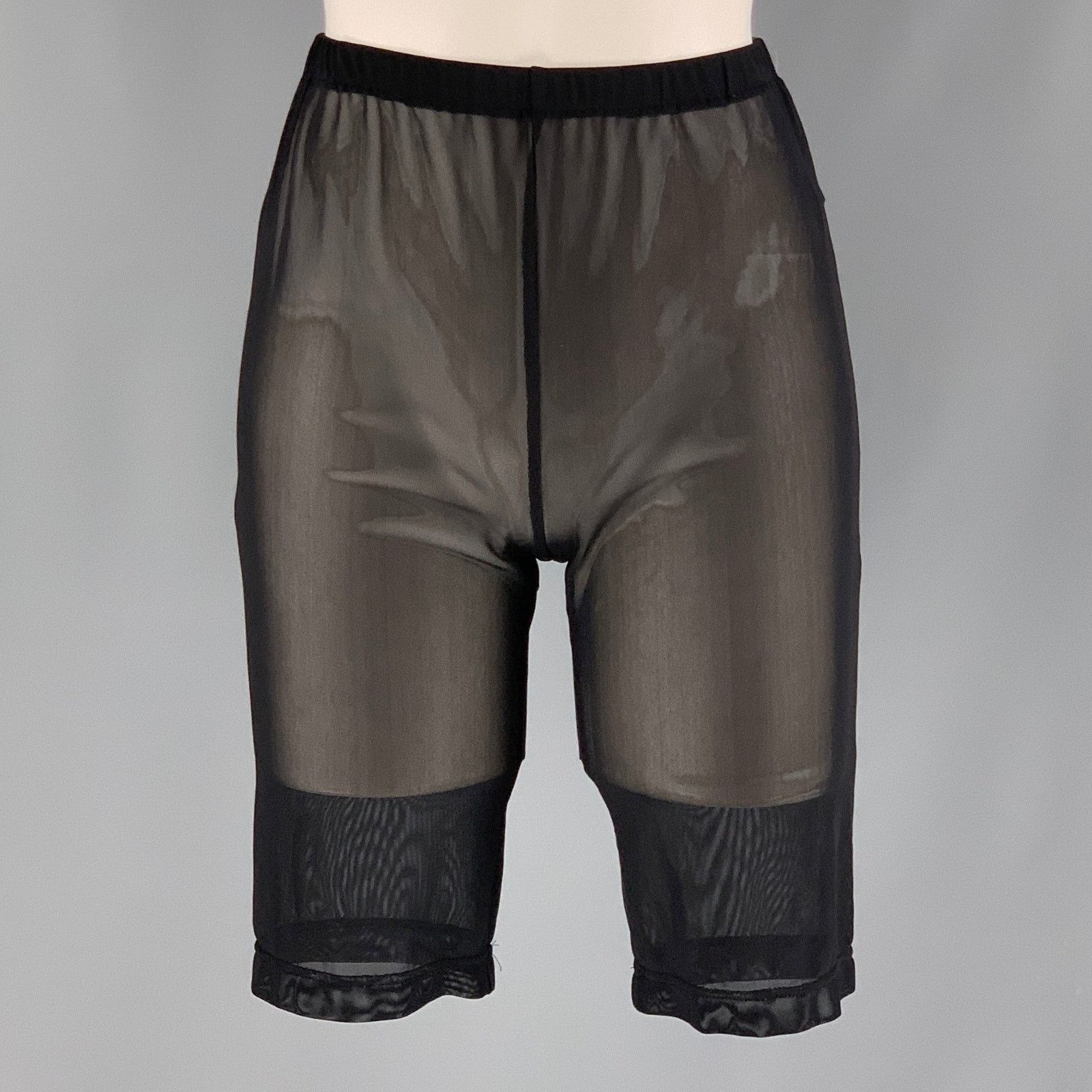 Other Size 10 Black Polyester Elastane See Through Shorts Size 32" / US 10 / IT 46 - 1 Thumbnail