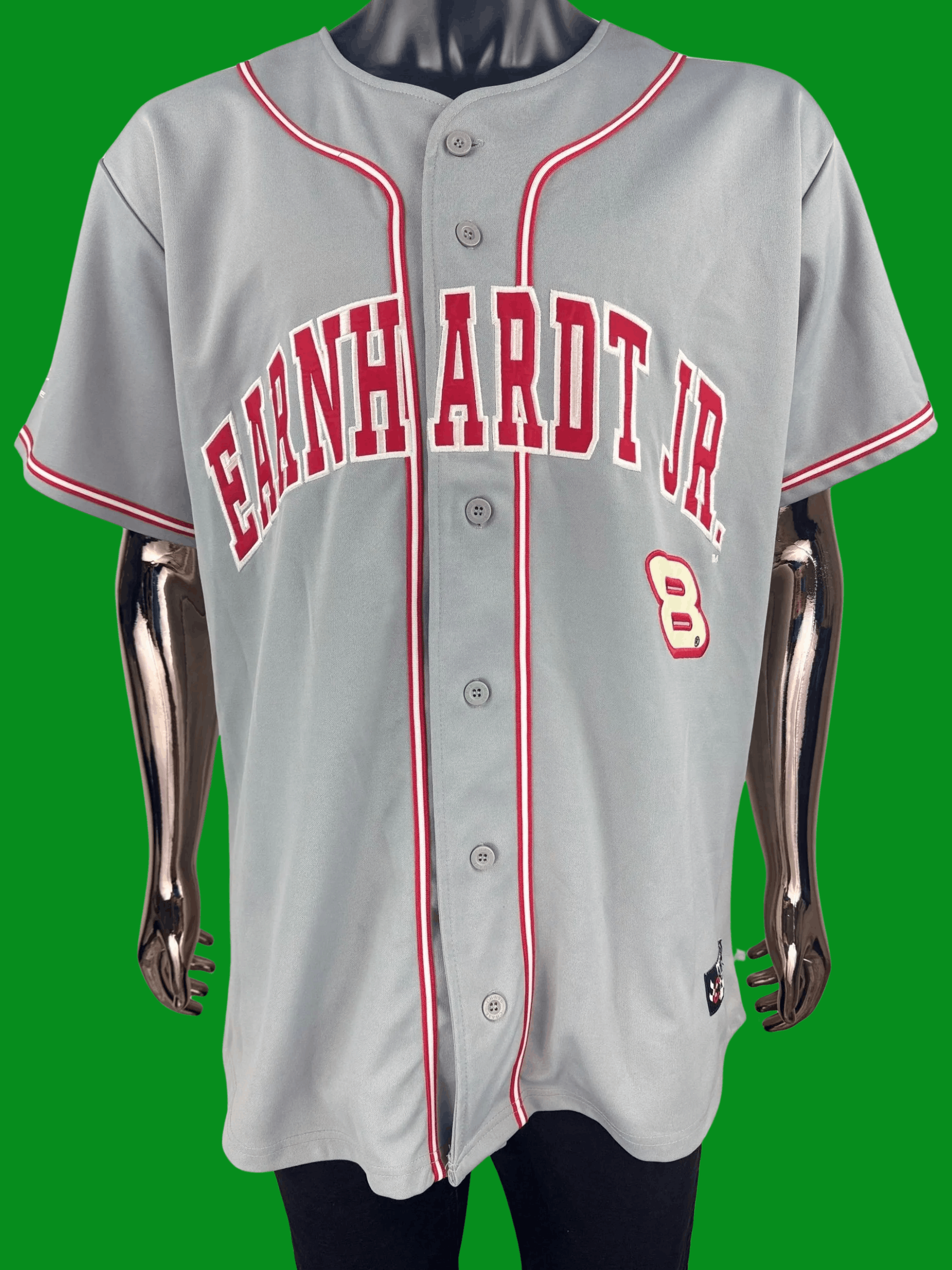 Chase Authentics VTG Dale Earnhardt Jr #8 Racing Baseball Jersey Size US XL / EU 56 / 4 - 1 Thumbnail