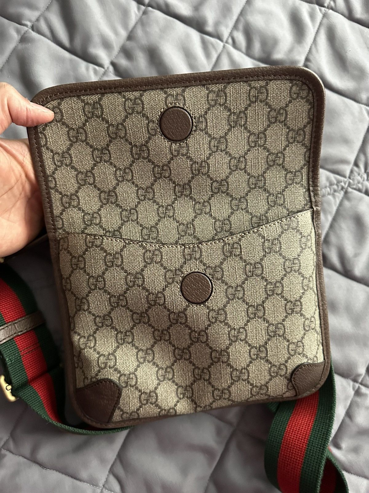 Gucci Gucci Men’s Tiger Shoulder Bag Size ONE SIZE - 8 Thumbnail