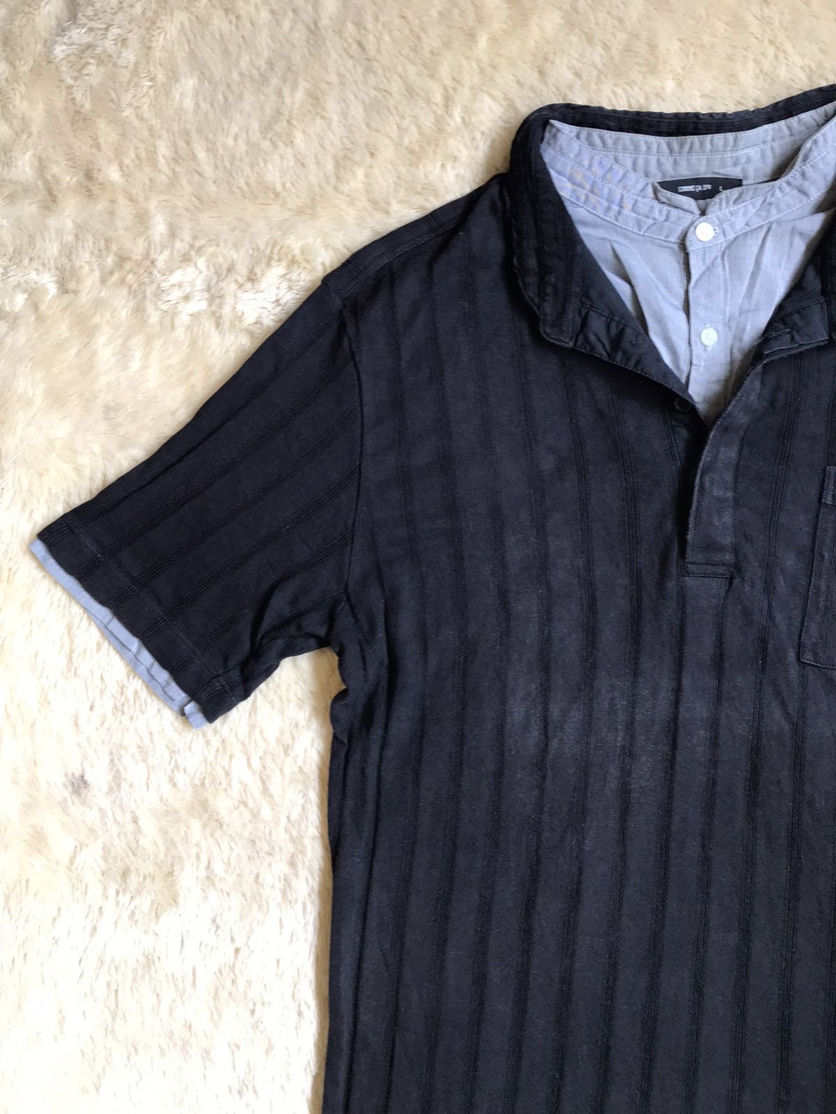 Comme Ca Ism × Japanese Brand × Le Grande Bleu (L.G.B.) Comme Ca Ism Double Layer Short Sleeve Millennial Style Size US M / EU 48-50 / 2 - 7 Thumbnail