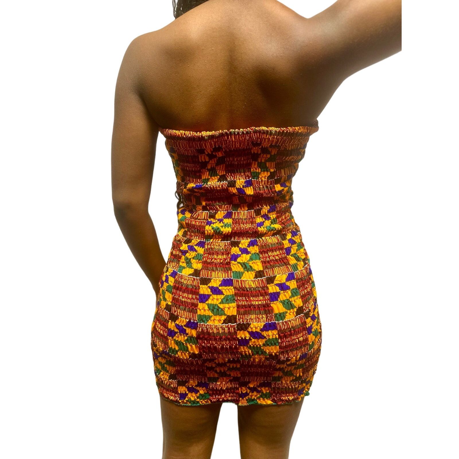 Other Kente tube bodycon mini dress Size M / US 6-8 / IT 42-44 - 3 Thumbnail