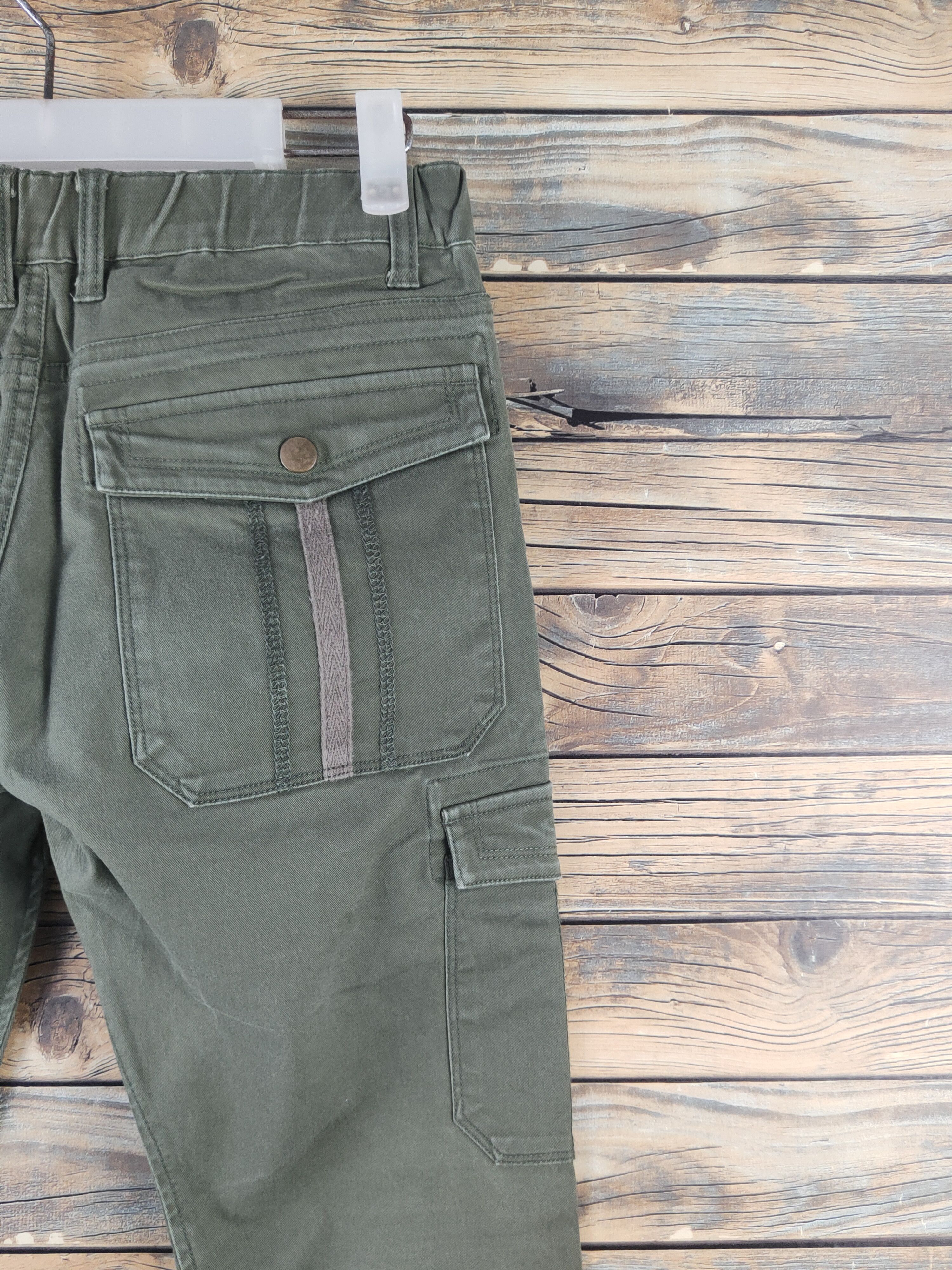 Japanese Brand DL P,b Green Multipocket Tactical Cargo Pants #1927 Size 28" / US 6 / IT 42 - 10 Thumbnail