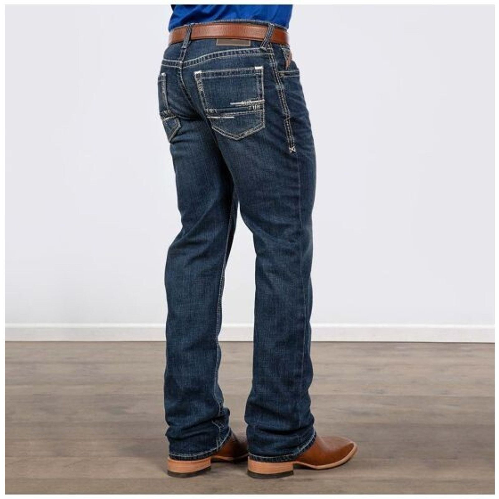 Ariat Ariat Mens M4 Low Rise Relaxed Adkins Bootcut Jeans 33 X 32 Size US 33 - 1 Thumbnail
