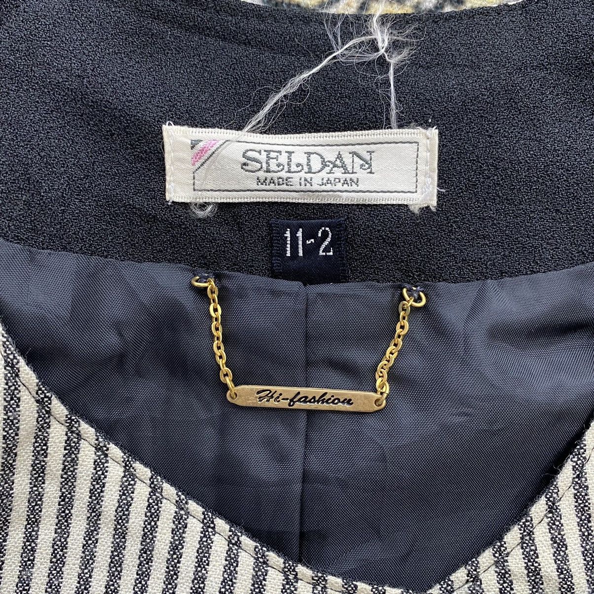 Japanese Brand SELDAN Japanese Brand Hickory Stripes Blazer Coat Size S / US 4 / IT 40 - 4 Thumbnail