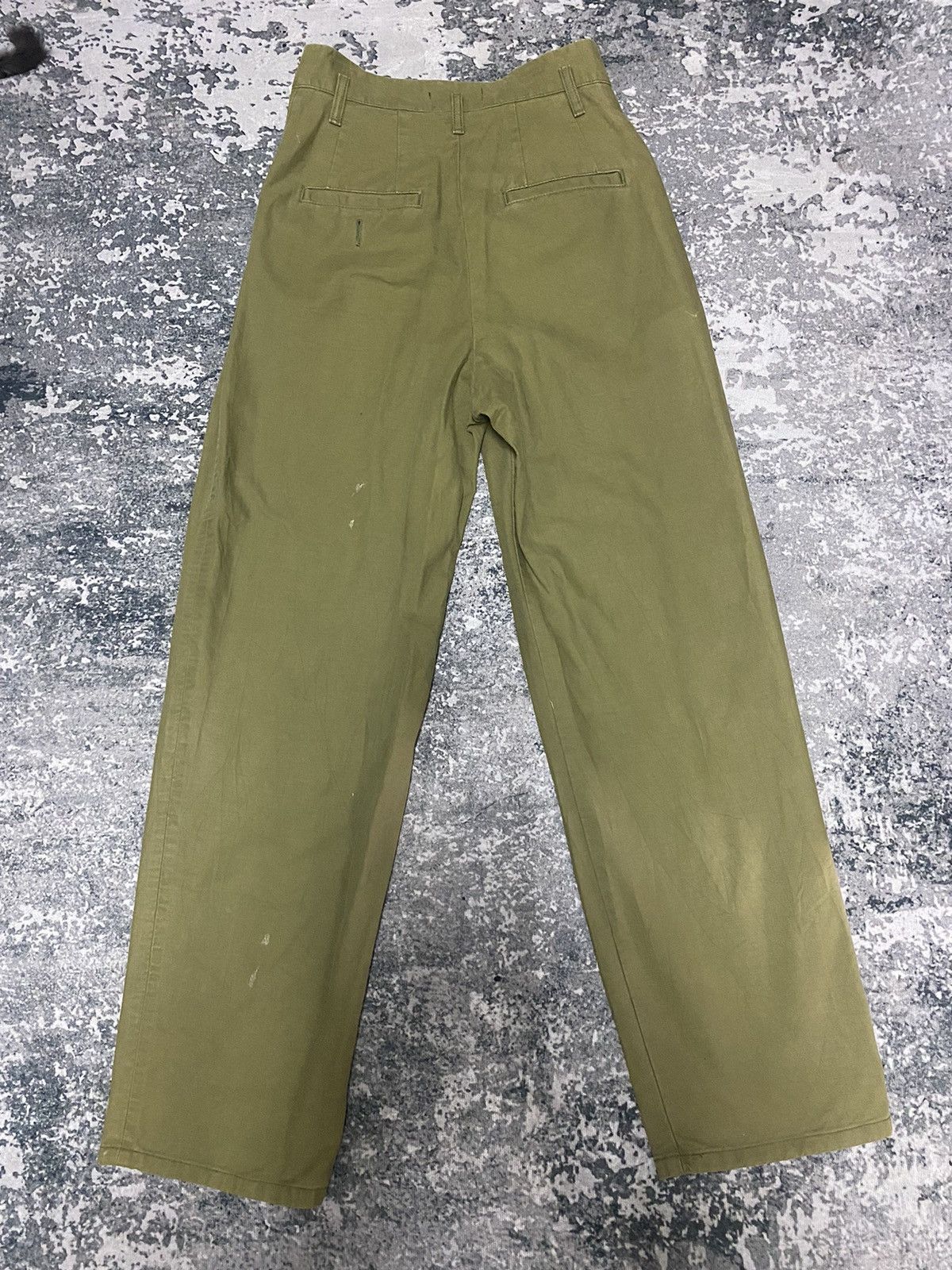 Designer × Japanese Brand Moussy Cotton Pants Size 28" / US 6 / IT 42 - 2 Thumbnail