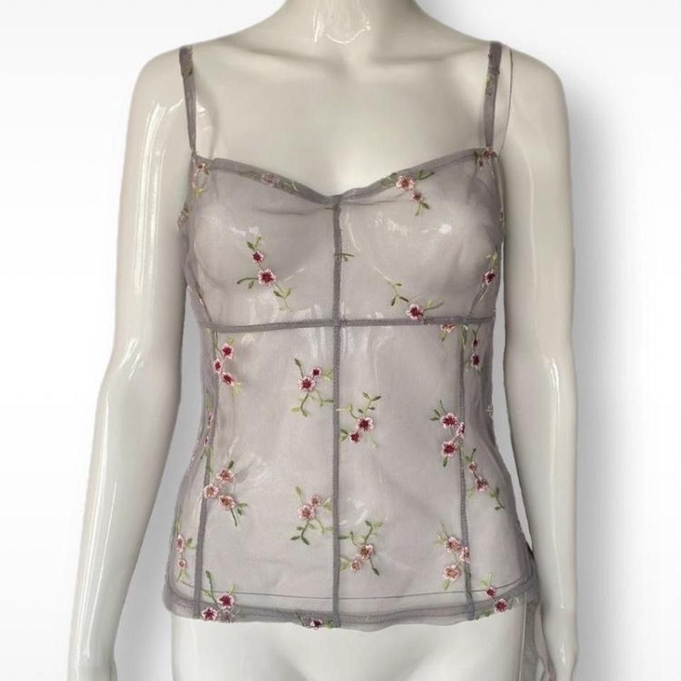 Other See Trough Tank Top Size L / US 10 / IT 46 - 1 Thumbnail