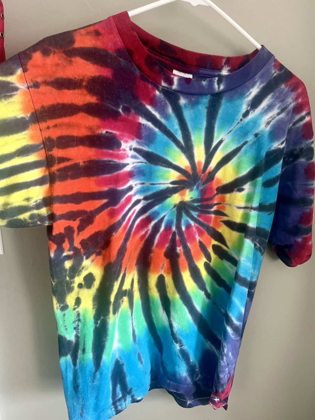 Vintage Sundog 90s Vintage Neon Tie Die Single Stitch Shirt Size US M / EU 48-50 / 2 - 1 Thumbnail