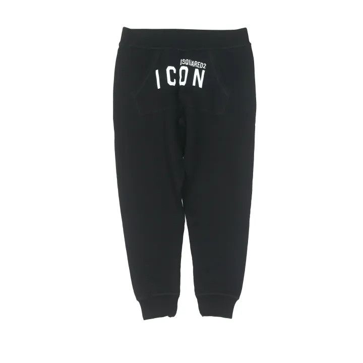 Dsquared2 DSQUARED2 Black Loose Fit Jogger Pants 0079 Size US 27 - 1 Thumbnail