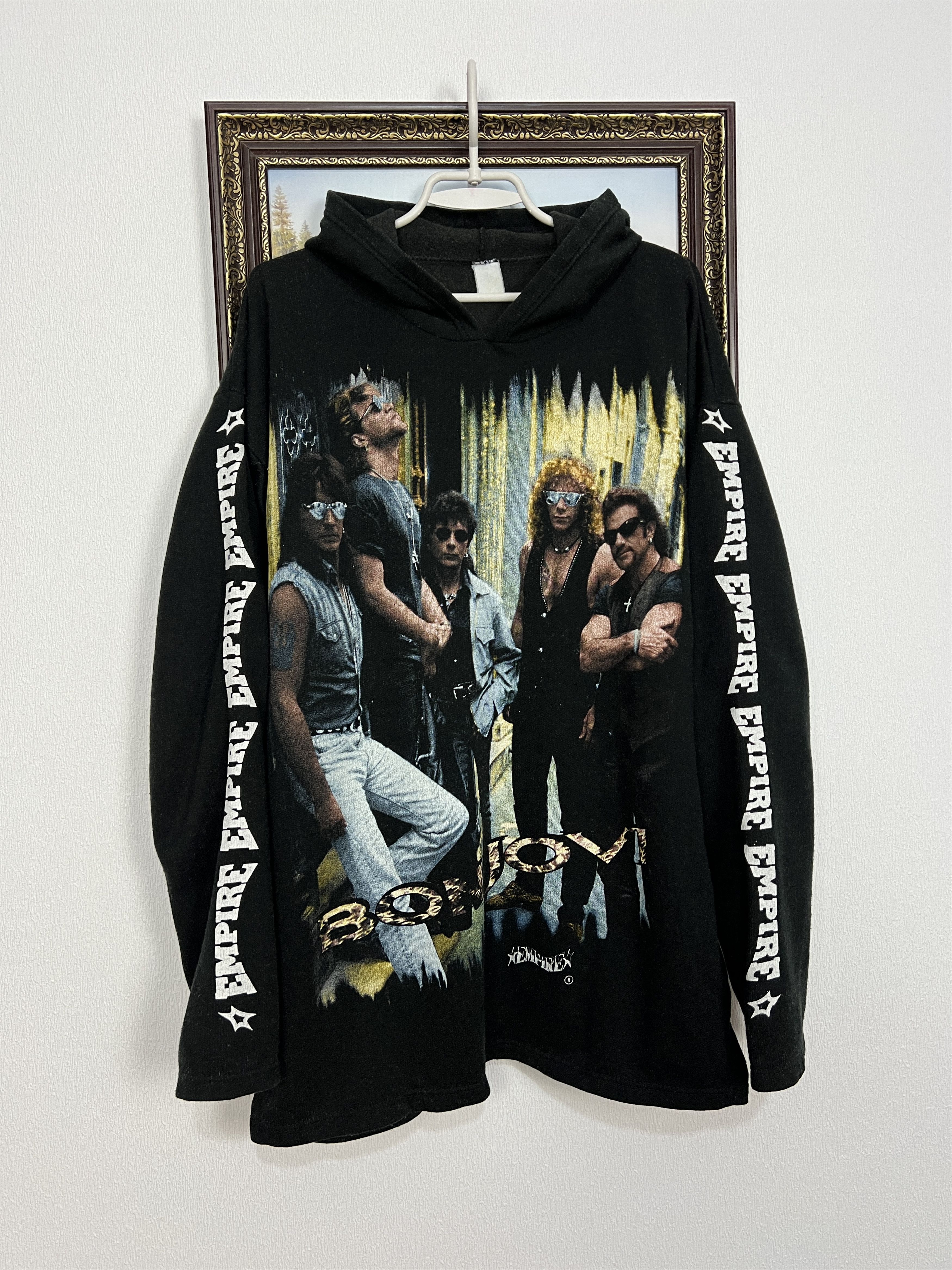 Vintage Vintage 50s 60s Black Flock Print Sweatshirt XL | Grailed