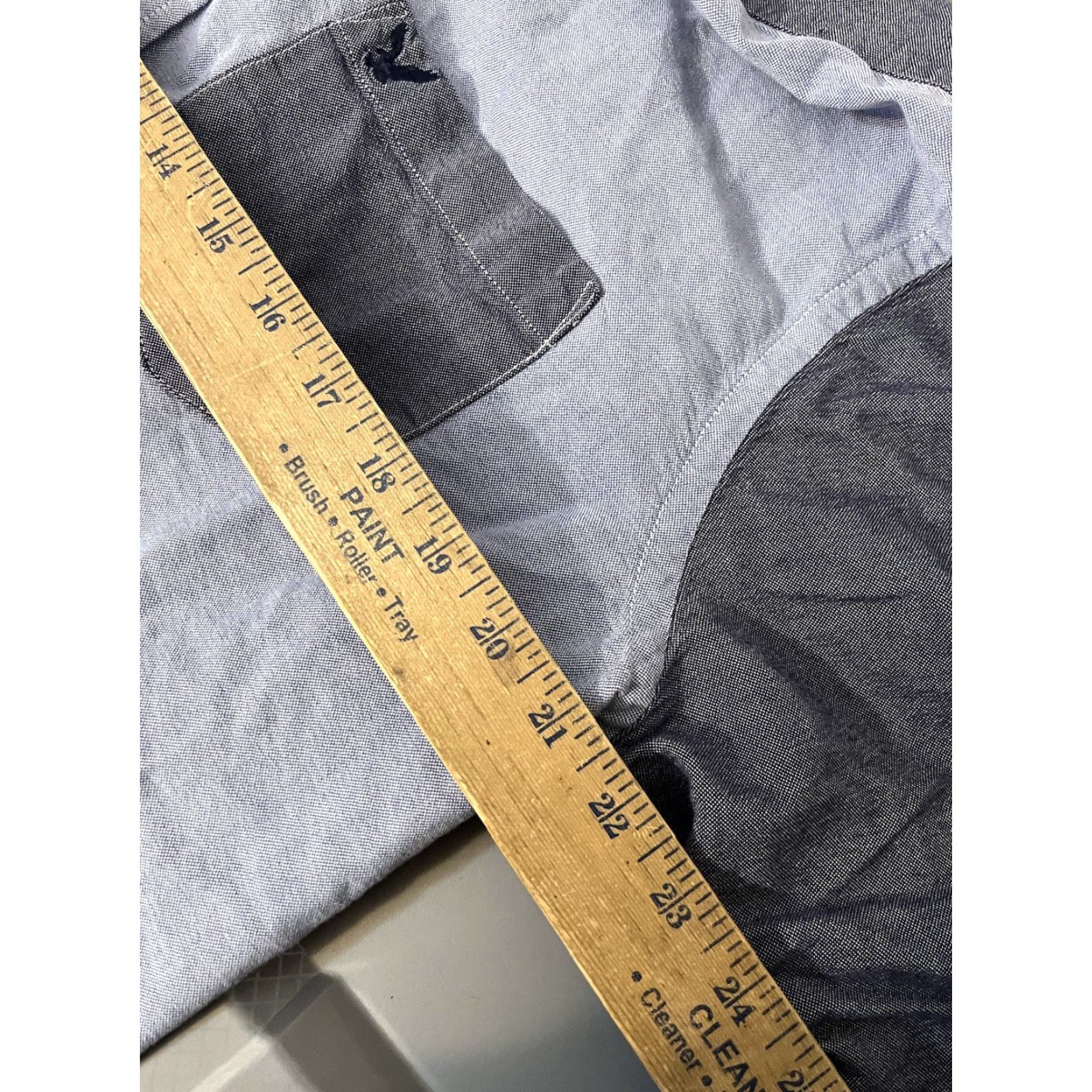 American Eagle Outfitters American Eagle Shirt Mens Size XL Multicolor Color Block Prep Fit L/S Button Size US XL / EU 56 / 4 - 5 Thumbnail