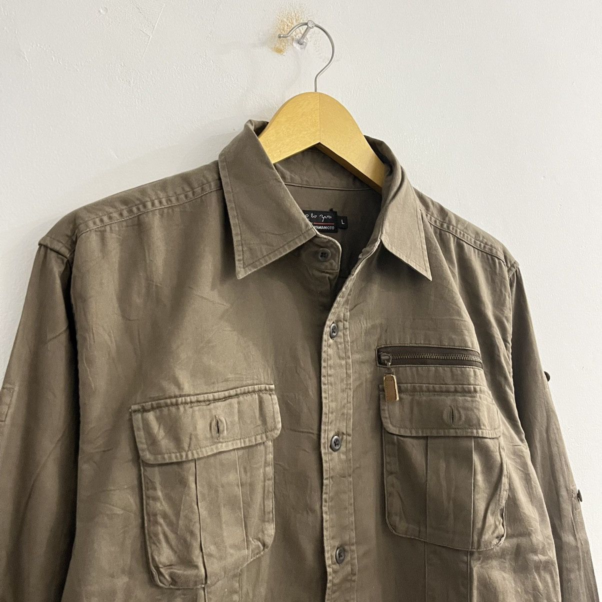 Kansai Yamamoto Kansai Yamamoto - Work Longsleeve Button Up Size US L / EU 52-54 / 3 - 3 Thumbnail