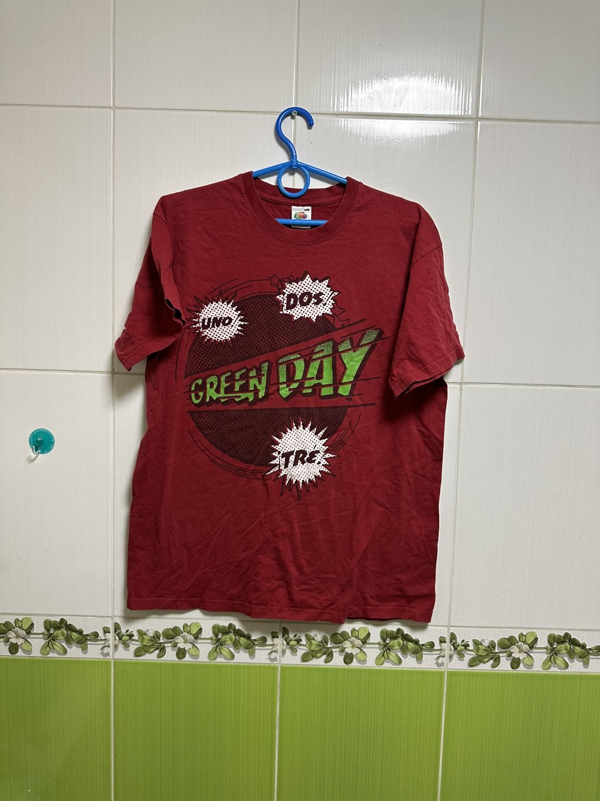 Band Tees × Vintage Vintage Y2K Green Day DOOKIE UNO DOS DEAD Skulls Horror Tee Size US M / EU 48-50 / 2 - 1 Thumbnail