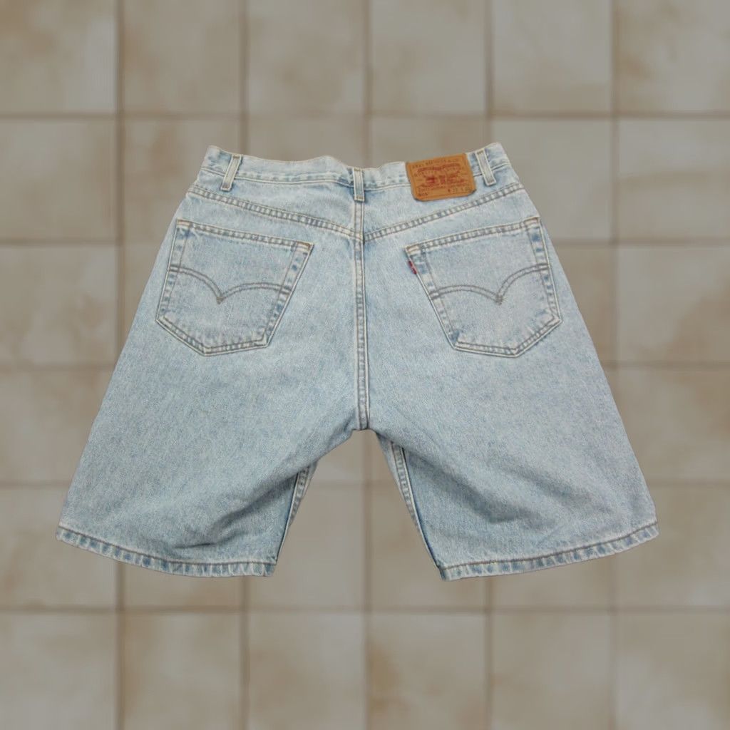 Levi's VINTAGE Levi's Shorts Mens 33 Blue Denim 90s Jeans Jorts Regular Fit Size US 33 - 1 Thumbnail