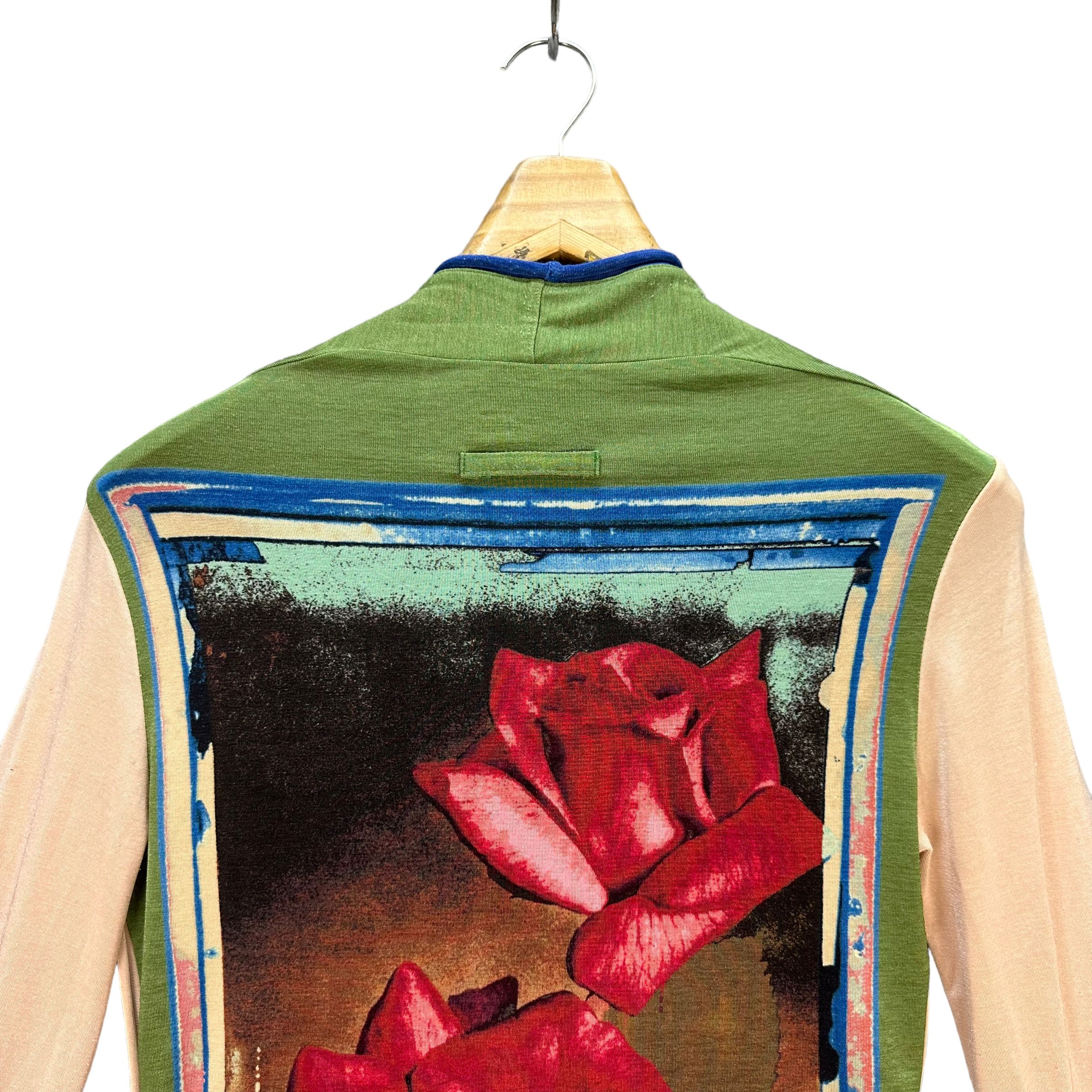 Jean Paul Gaultier JEAN PAUL GAULTIER FEMME ROSE GRAPHIC CARDIGAN #7715-166 Size M / US 6-8 / IT 42-44 - 15 Thumbnail