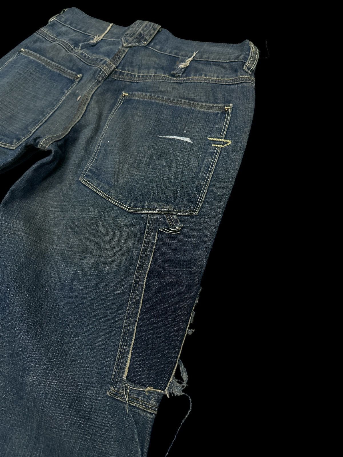 Japanese Brand Diesel Bootcut 💥 BootCut Bluewash Buckleback 💥❗️ Size US 28 / EU 44 - 3 Thumbnail