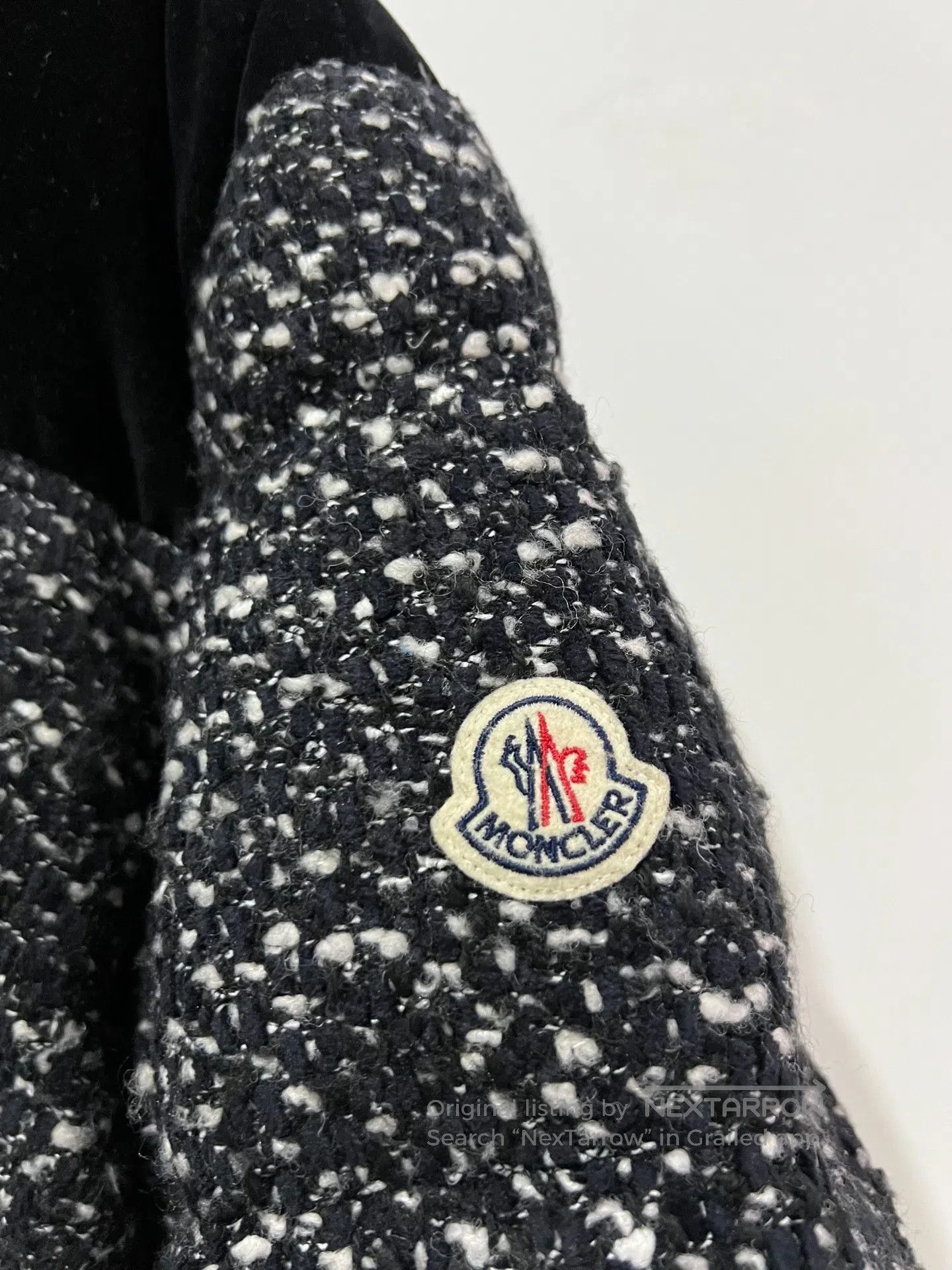 Moncler Moncler Girotte Emblem Spliced, woven with delicate patter Size US XL / EU 56 / 4 - 4 Thumbnail
