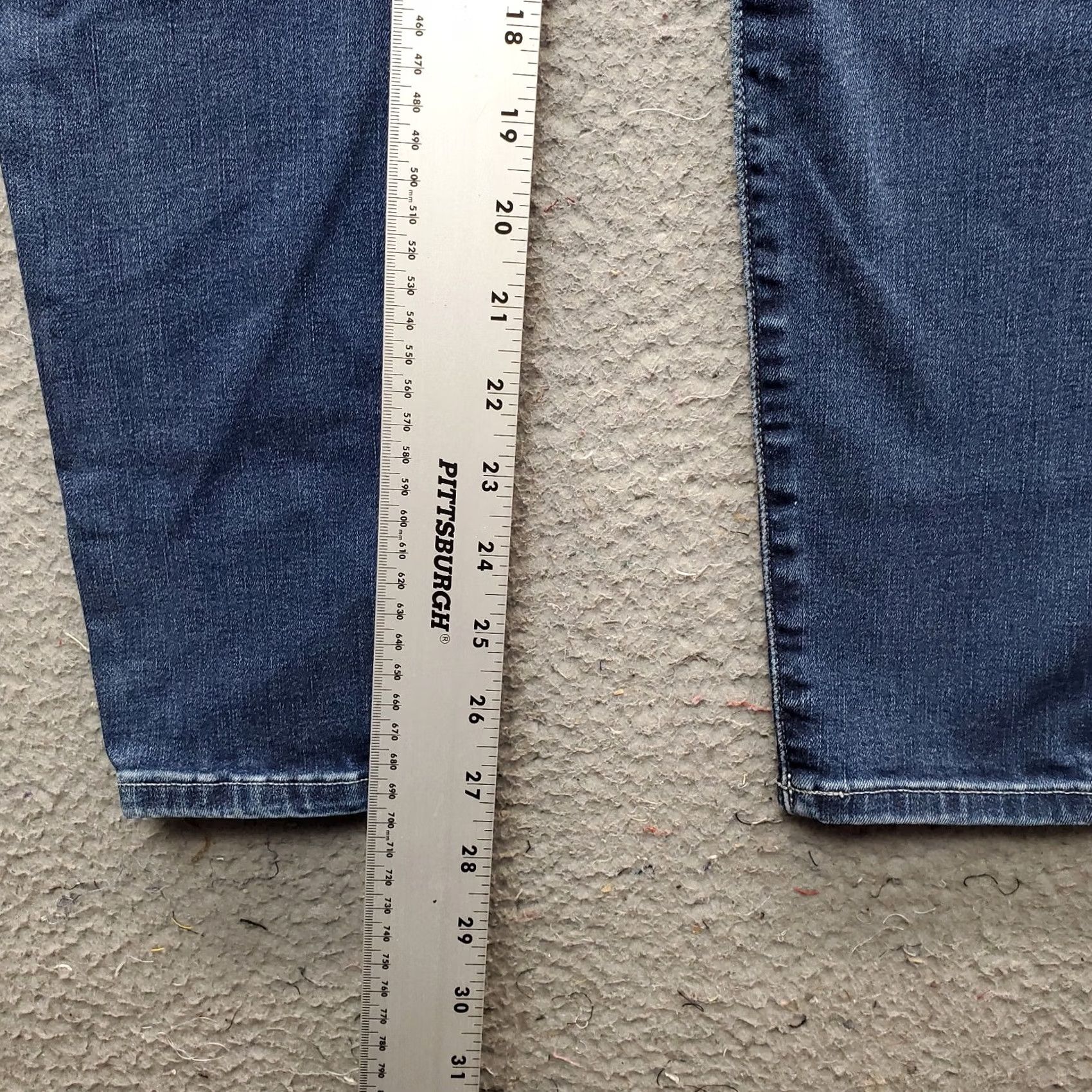 Lucky Brand Lucky Brand Hayden Skinny Jeans Womens Size 2 Blue Denim Mid Rise 5-Pocket Design Vintage: No Streetwear Size 26" / US 2 / IT 38 - 4 Thumbnail