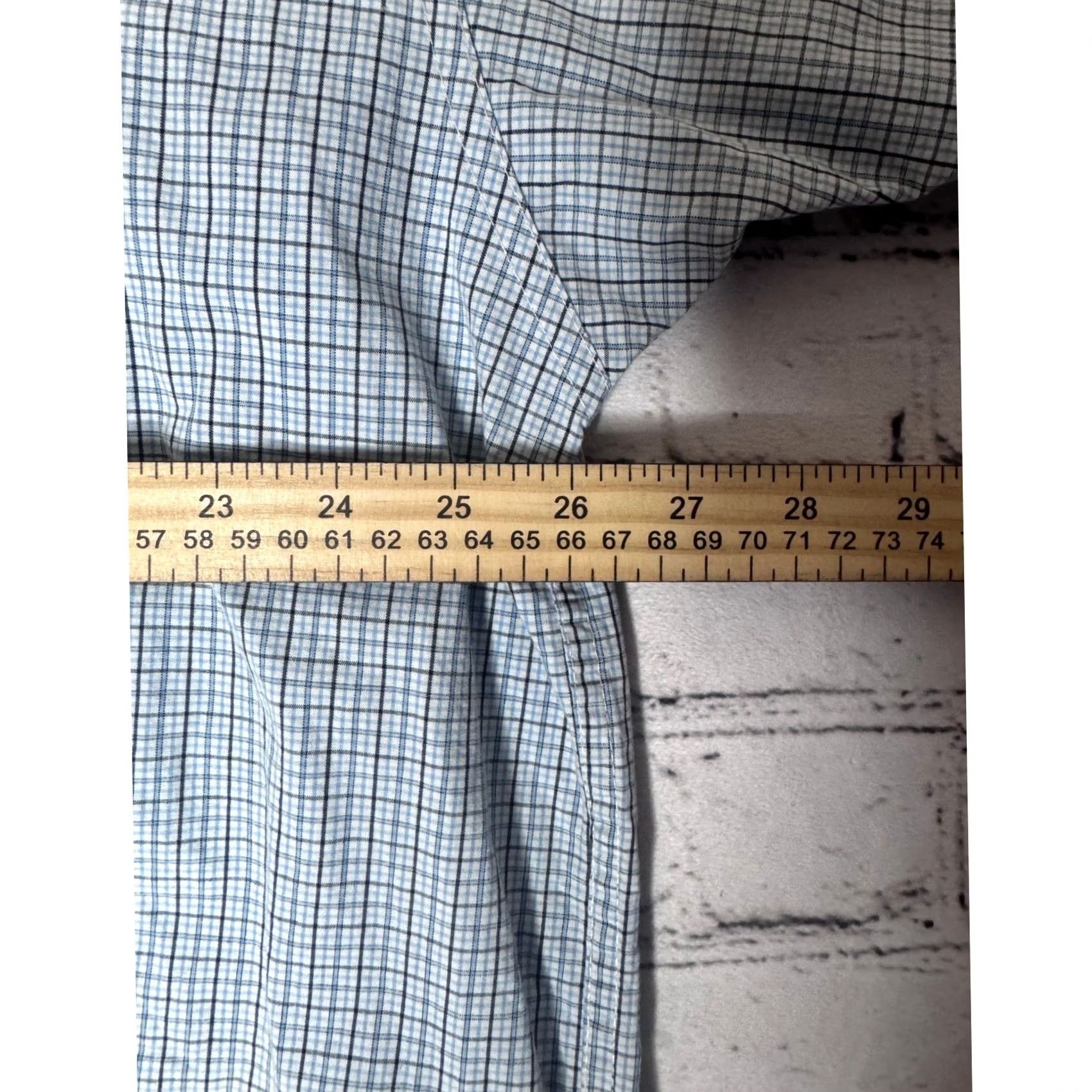 Wrangler Wrangler Men's Plaid Button Up Shirt Cool River Cotton 2XL Size US XXL / EU 58 / 5 - 6 Thumbnail