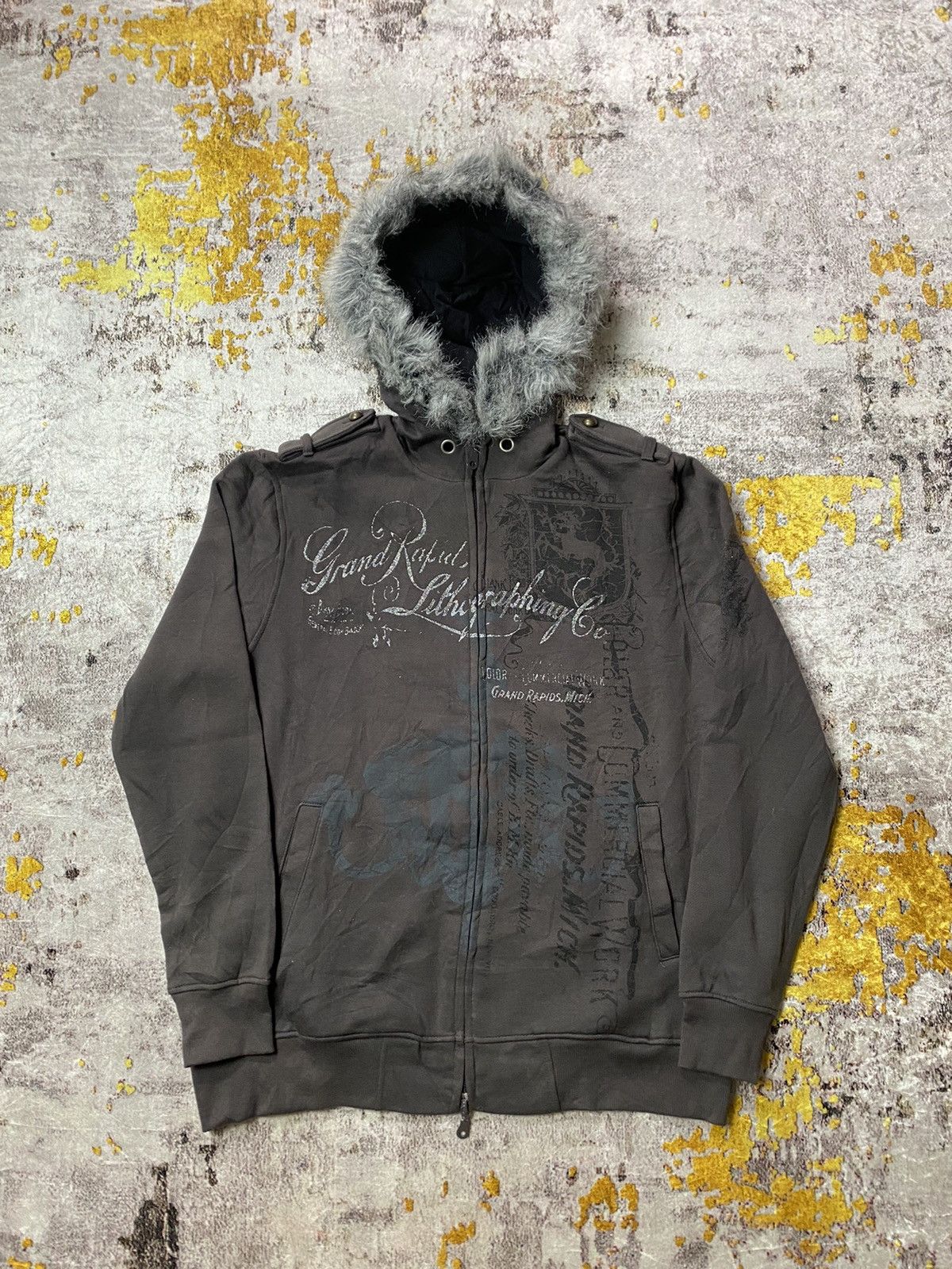 If Six Was Nine Japanes Center Clease Fur Hoodie If6was9 Lgb Style Size US L / EU 52-54 / 3 - 1 Thumbnail
