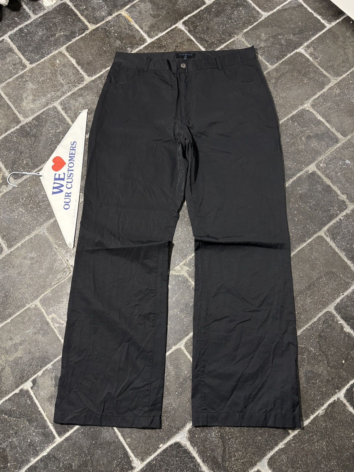 Urban Behavior Vintage Nylon Pants Y2K Urban Behavior Mens Prada Waxed 90s Size US 33 - 1 Thumbnail