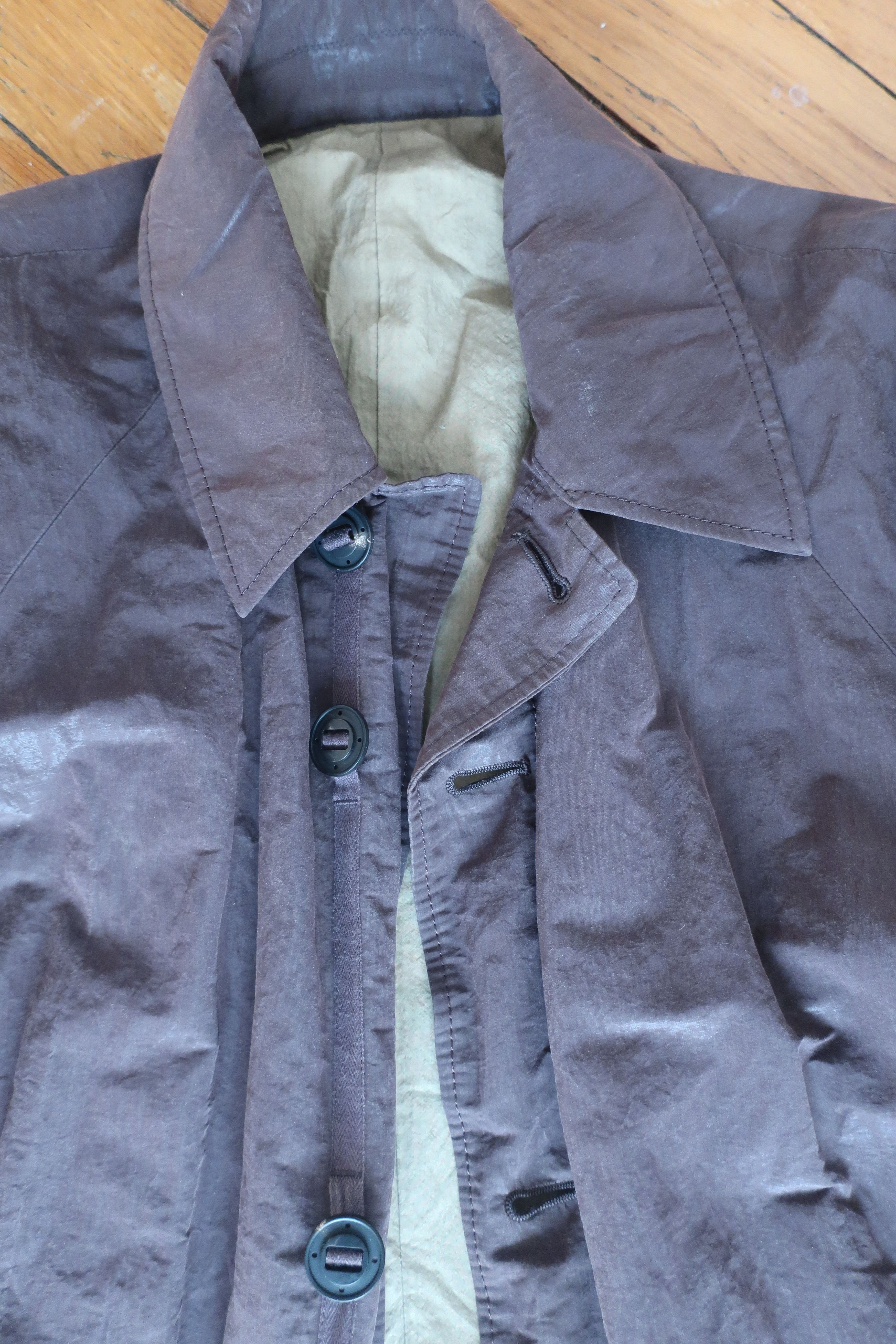 Devoa Devoa 21SS Coat lightweight highdensity Co/Pe Mud Gray Size US M / EU 48-50 / 2 - 14 Thumbnail