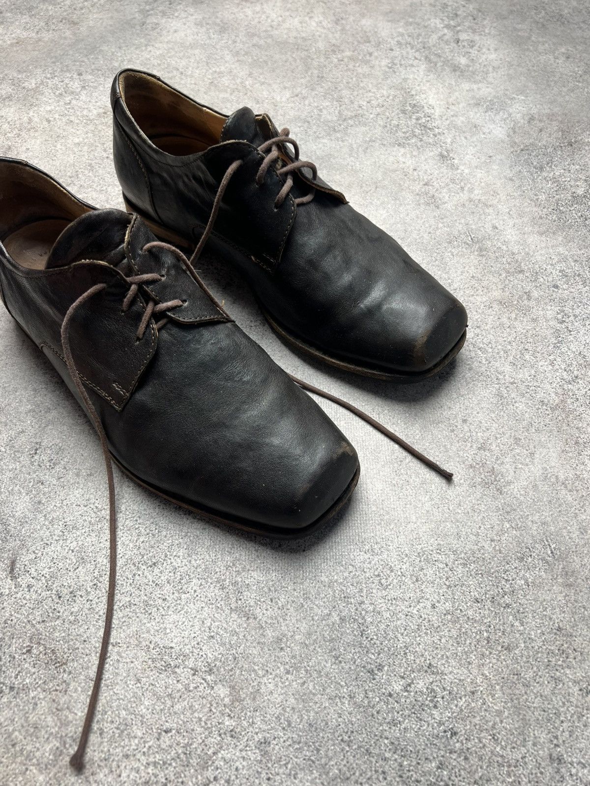 Vintage Vintage leather ugly faded shoes Size US 7.5 / EU 40-41 - 2 Thumbnail