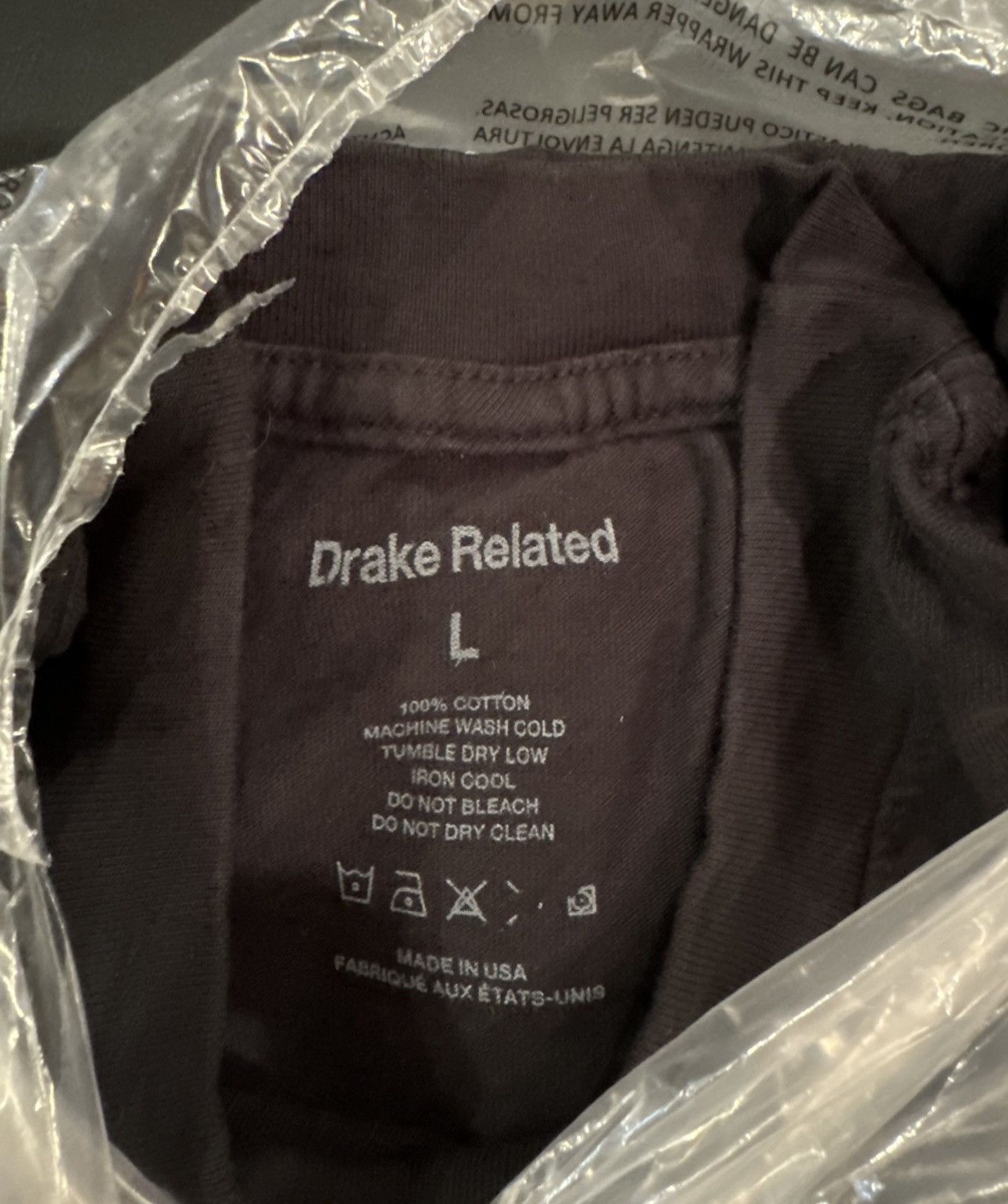 Drake × October's Very Own Large Drake for All the Dogs Tee Shirt Nocta Black Album Size US L / EU 52-54 / 3 - 4 Thumbnail
